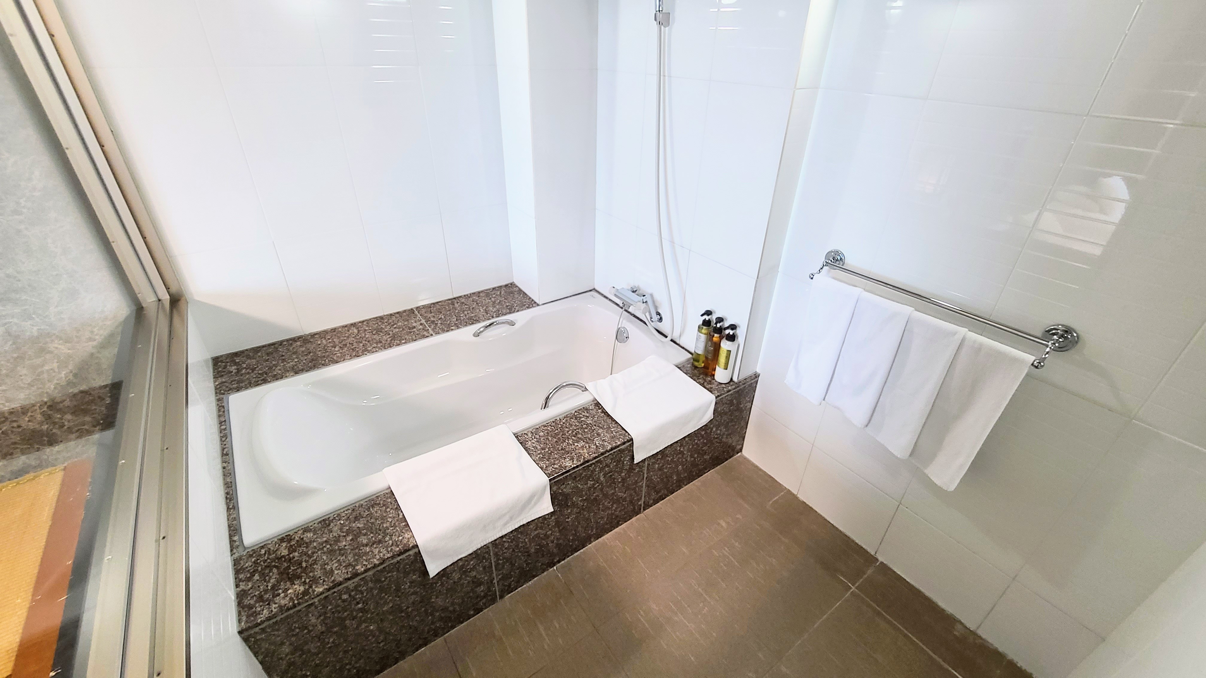 Family room bathroom