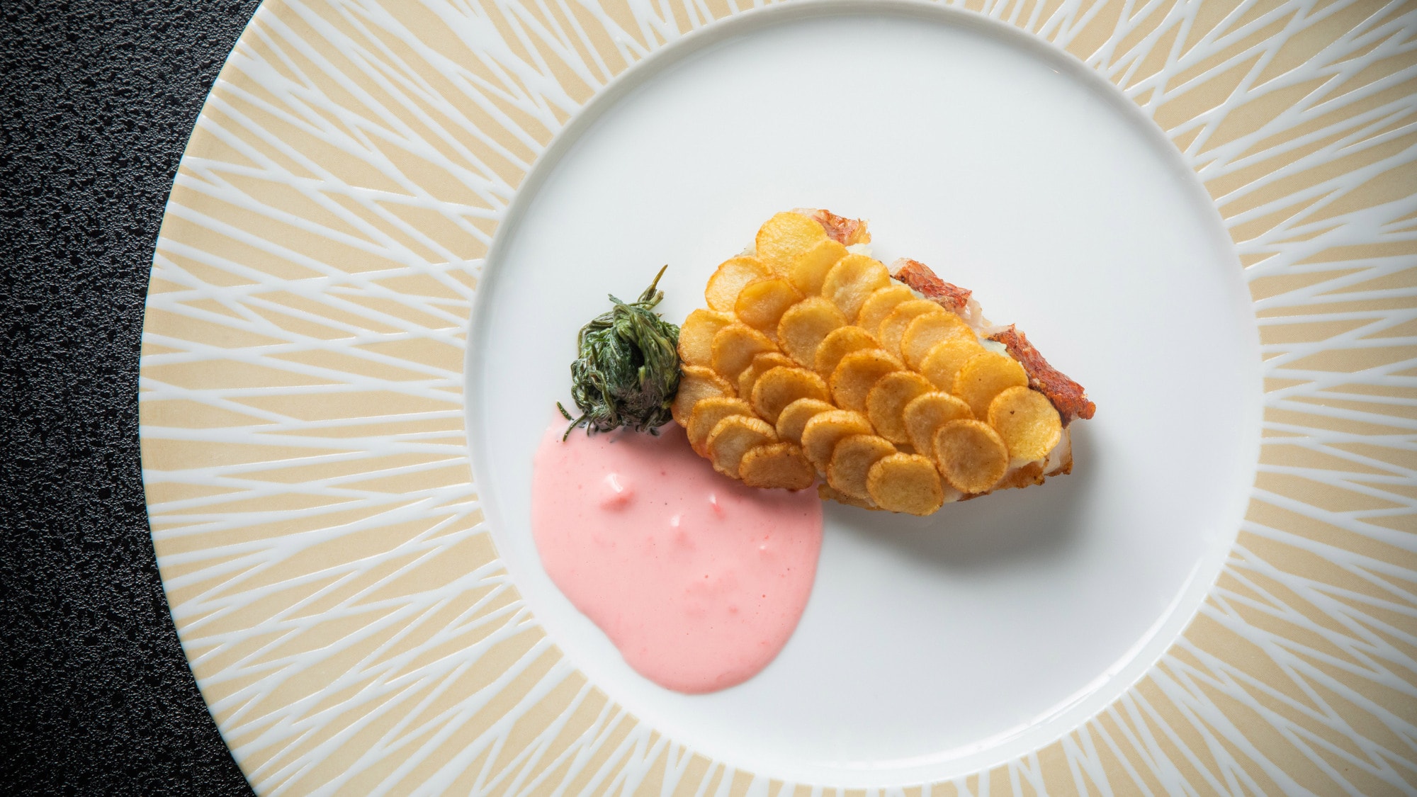 [2025年秋季] 中份菜肴：土豆鳞片炒鳕鱼，配北斗羊栖菜