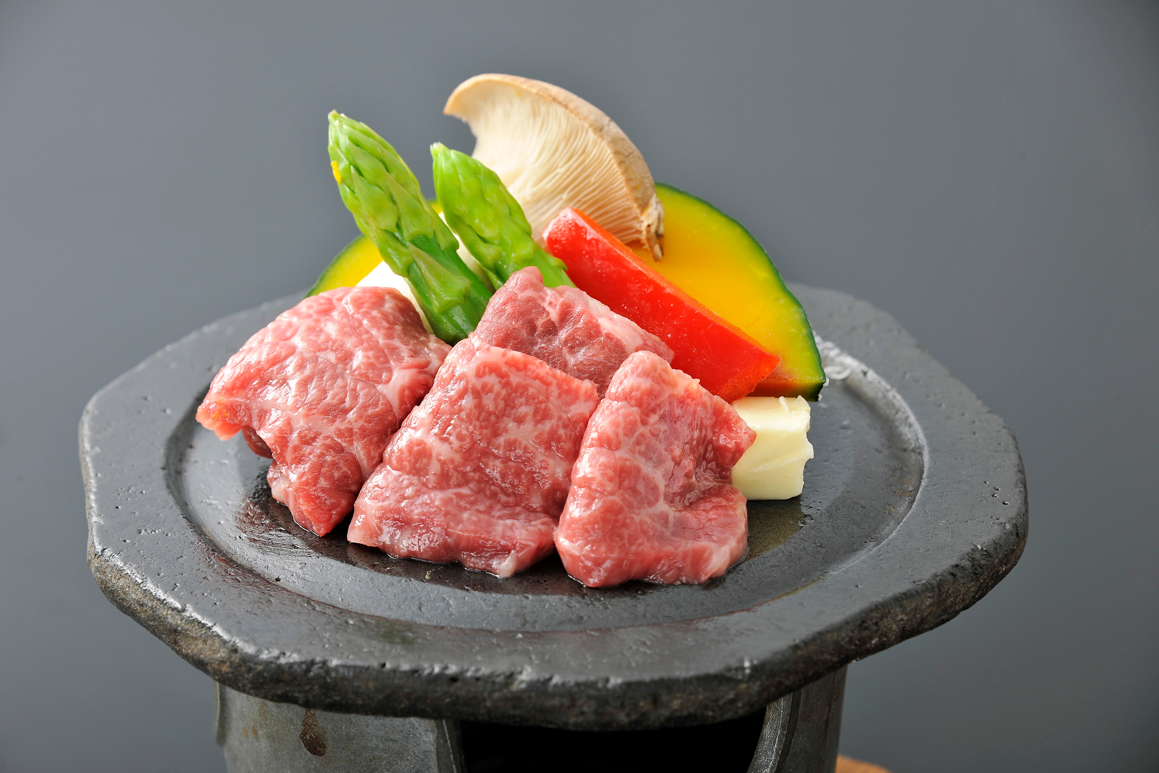 Hitachi beef hot stone grill