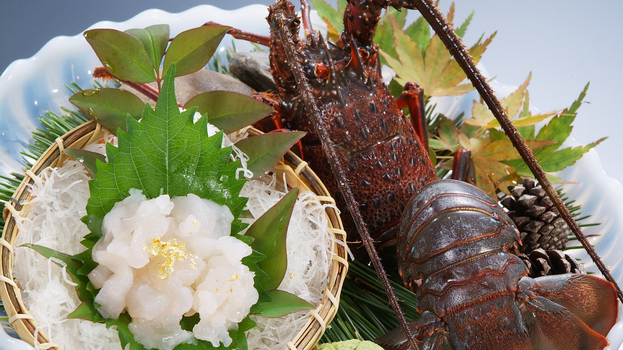 Gambar sashimi lobster berduri