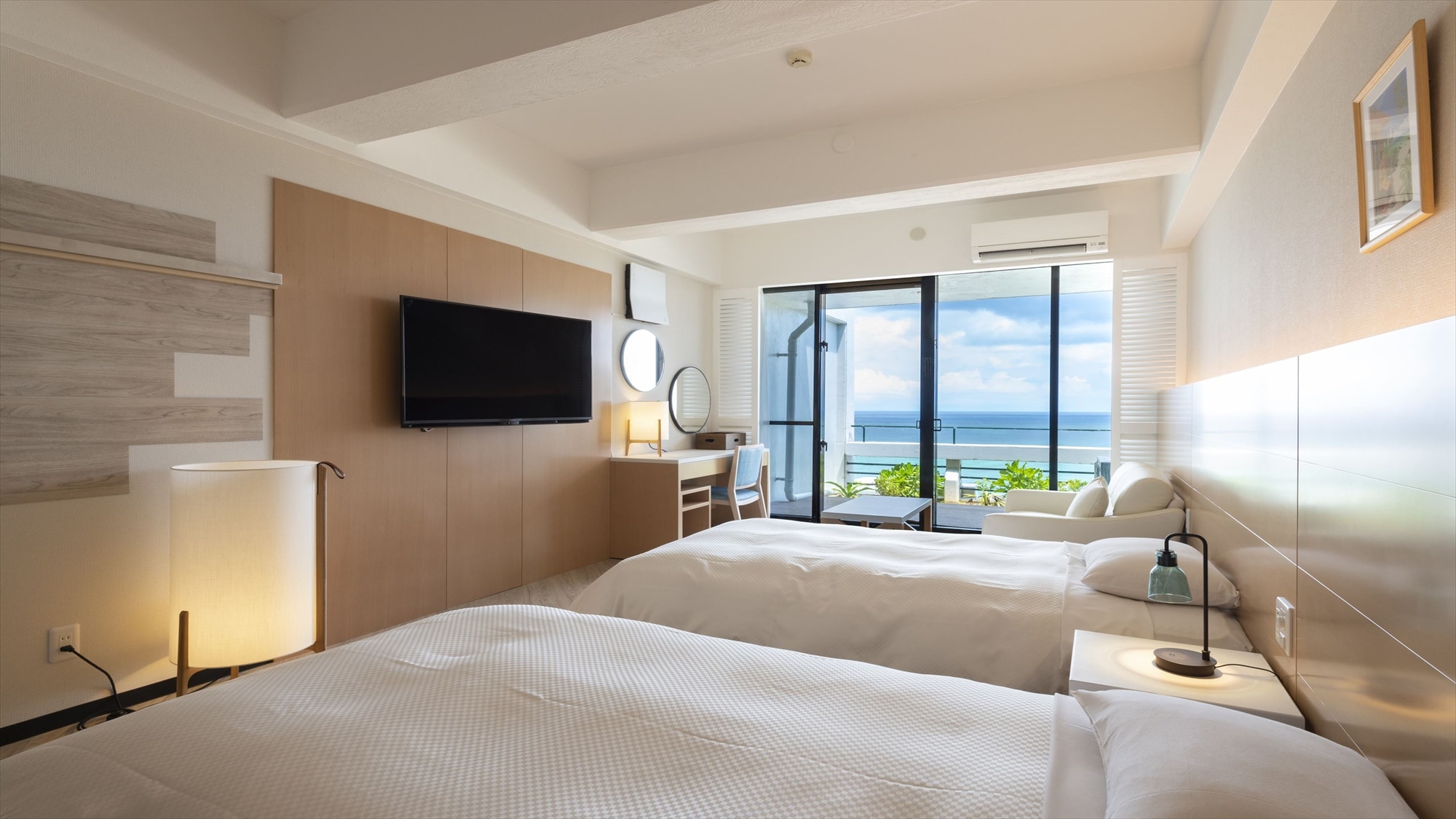 2020 Renewal [Ocean View] Twin Room 36 sqm