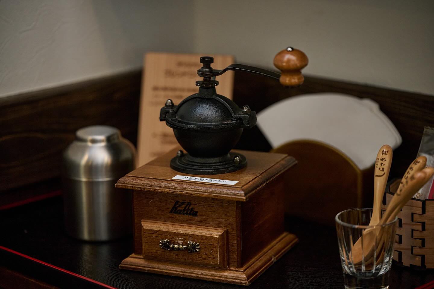 Enjoy high-quality coffee brewed with a hand-milled coffee mill