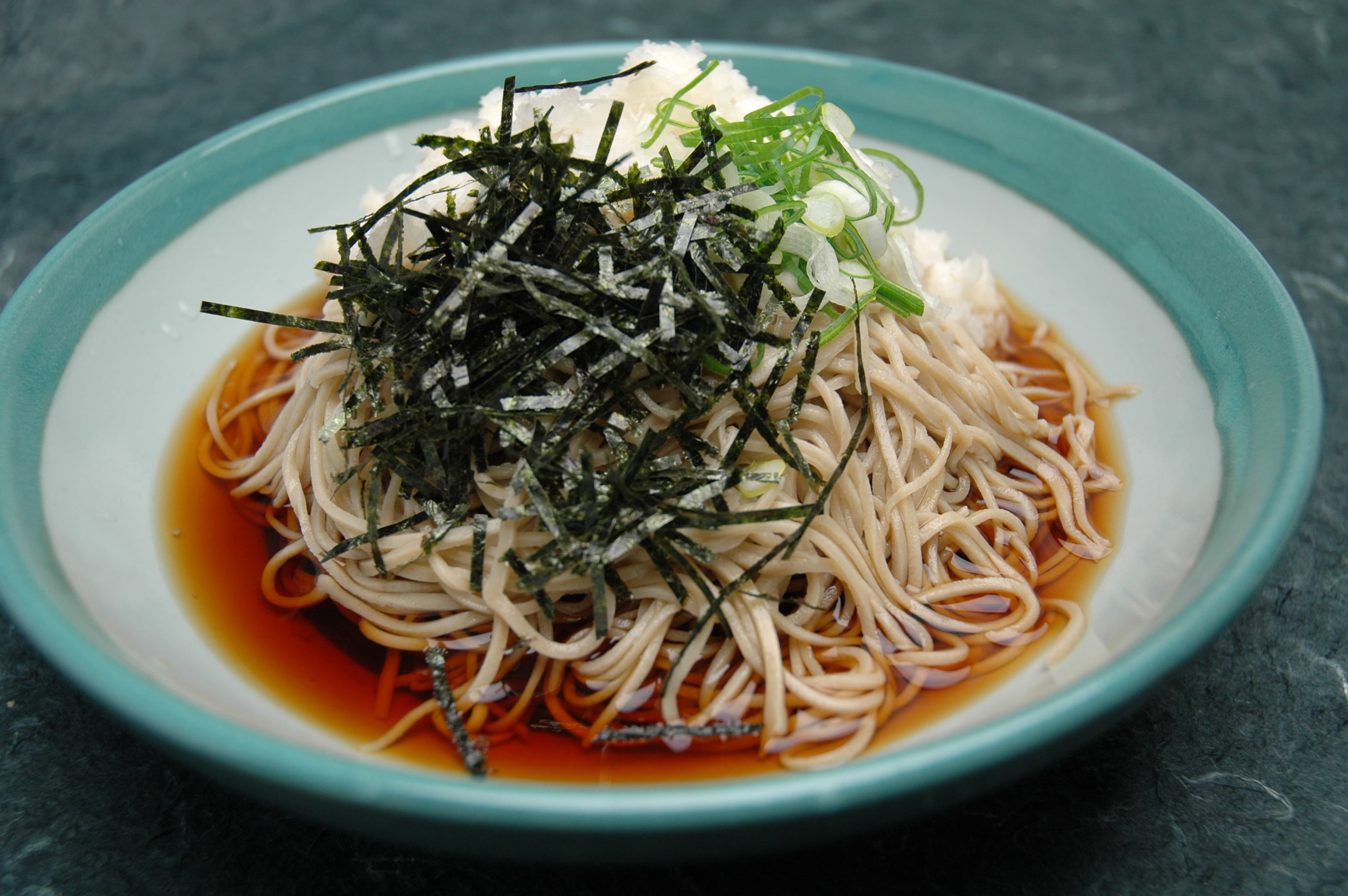 Daikon radish soba noodles