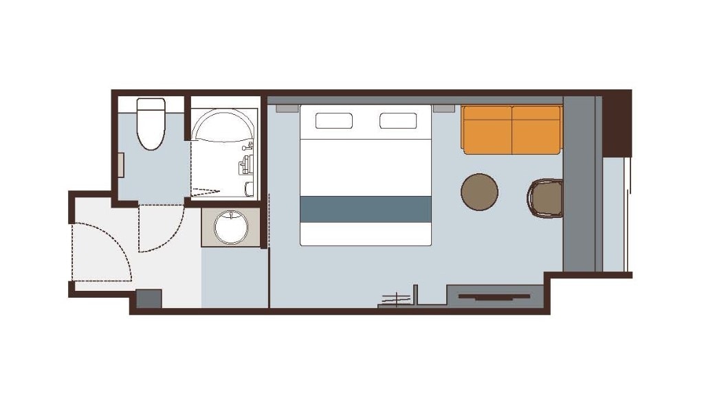 180cm width double (23 square meters)/Standard floor