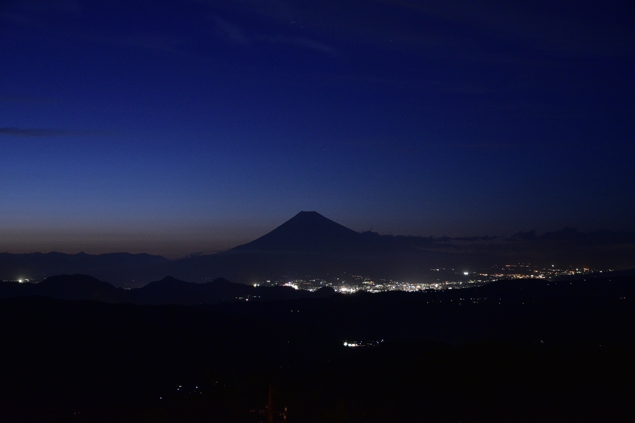 Night view of Mt. Fuji