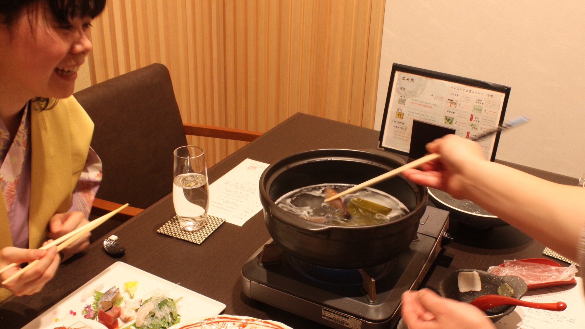 Firefly squid shabu-shabu