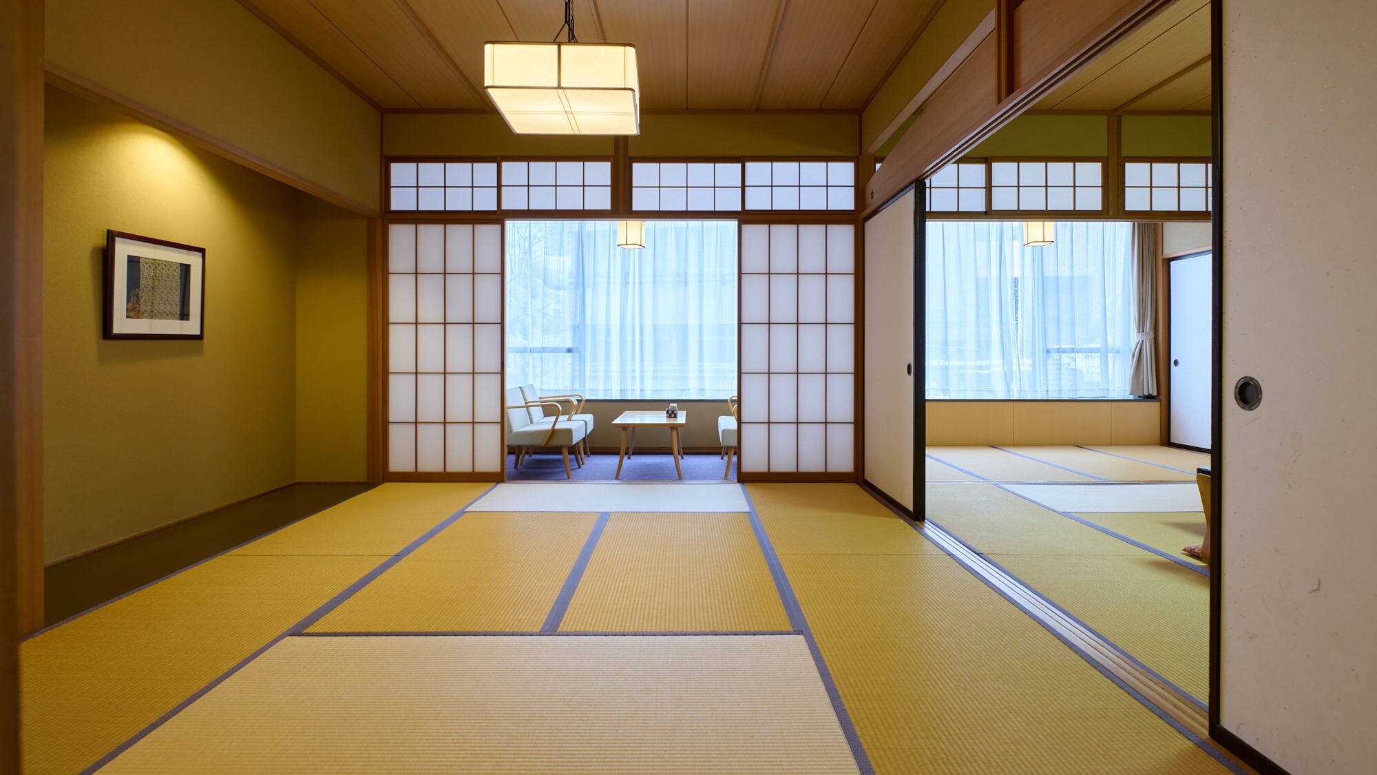■Phòng đặc biệt/Không hút thuốc■``Phòng kiểu Nhật'' 10 chiếu tatami + 10 chiếu tatami + hiên rộng, có bồn tắm và nhà vệ sinh
