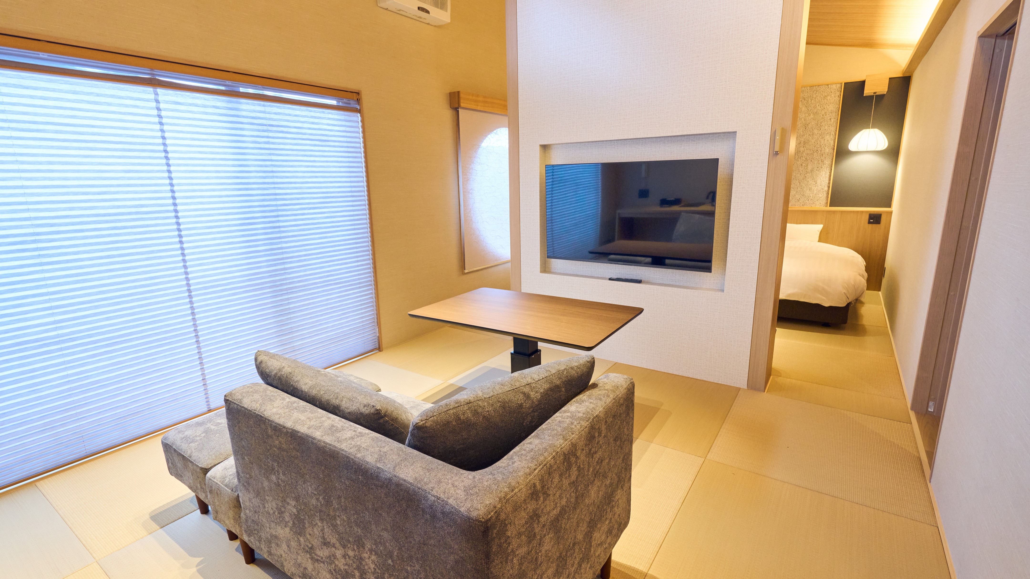 配有宽敞室内浴池的日西式客房【久がなら】