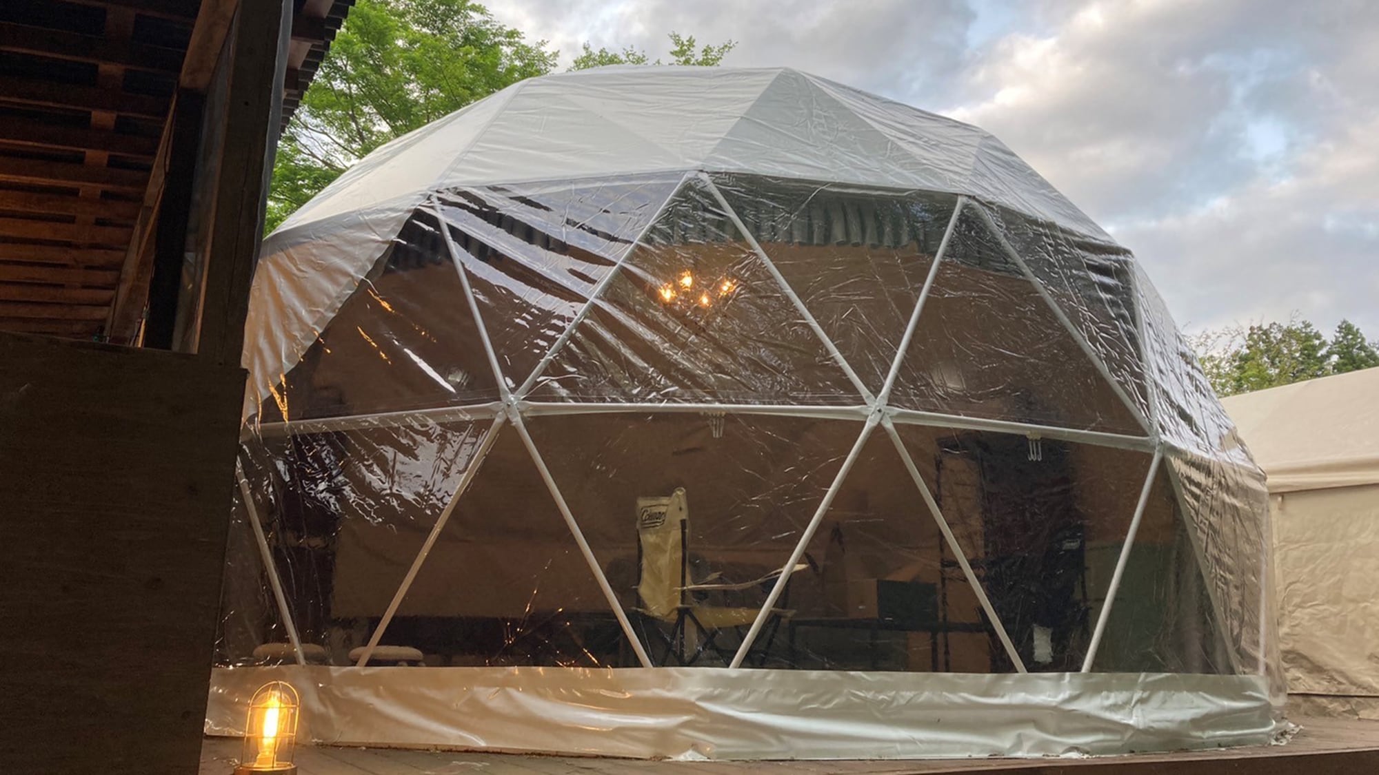 Opening in 2022★Dome tent 6m, capacity 7 people★[Air-conditioned] Non-smoking
