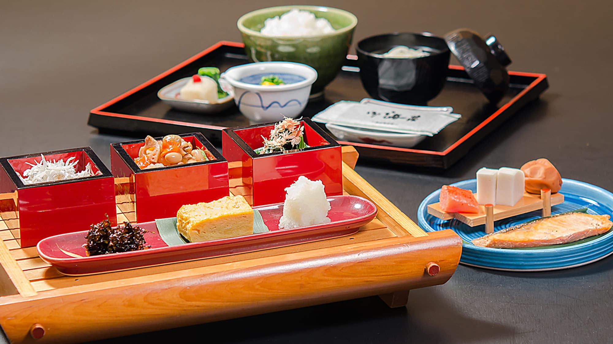 ■早餐<日本料理> ※内容可能略有不同。