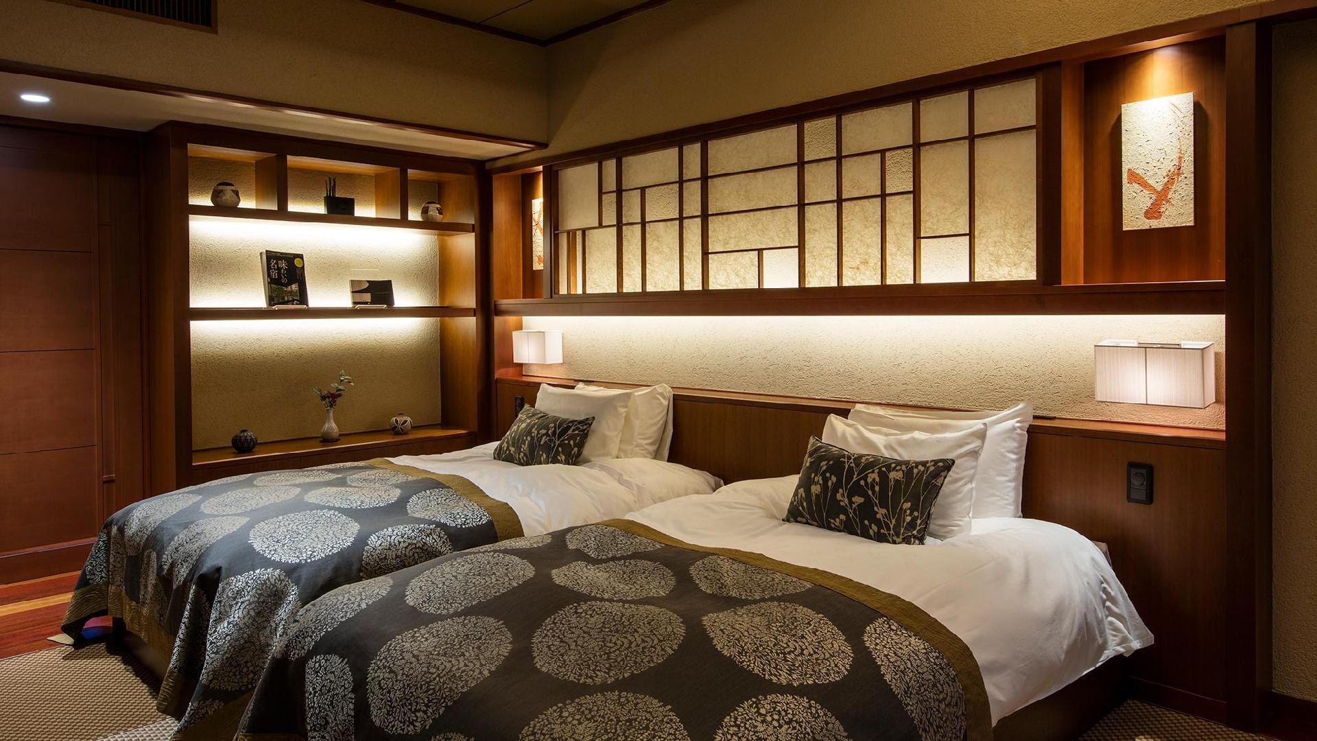●Fuyo Premium (43 square meters / mountain side Japanese-Western style room)