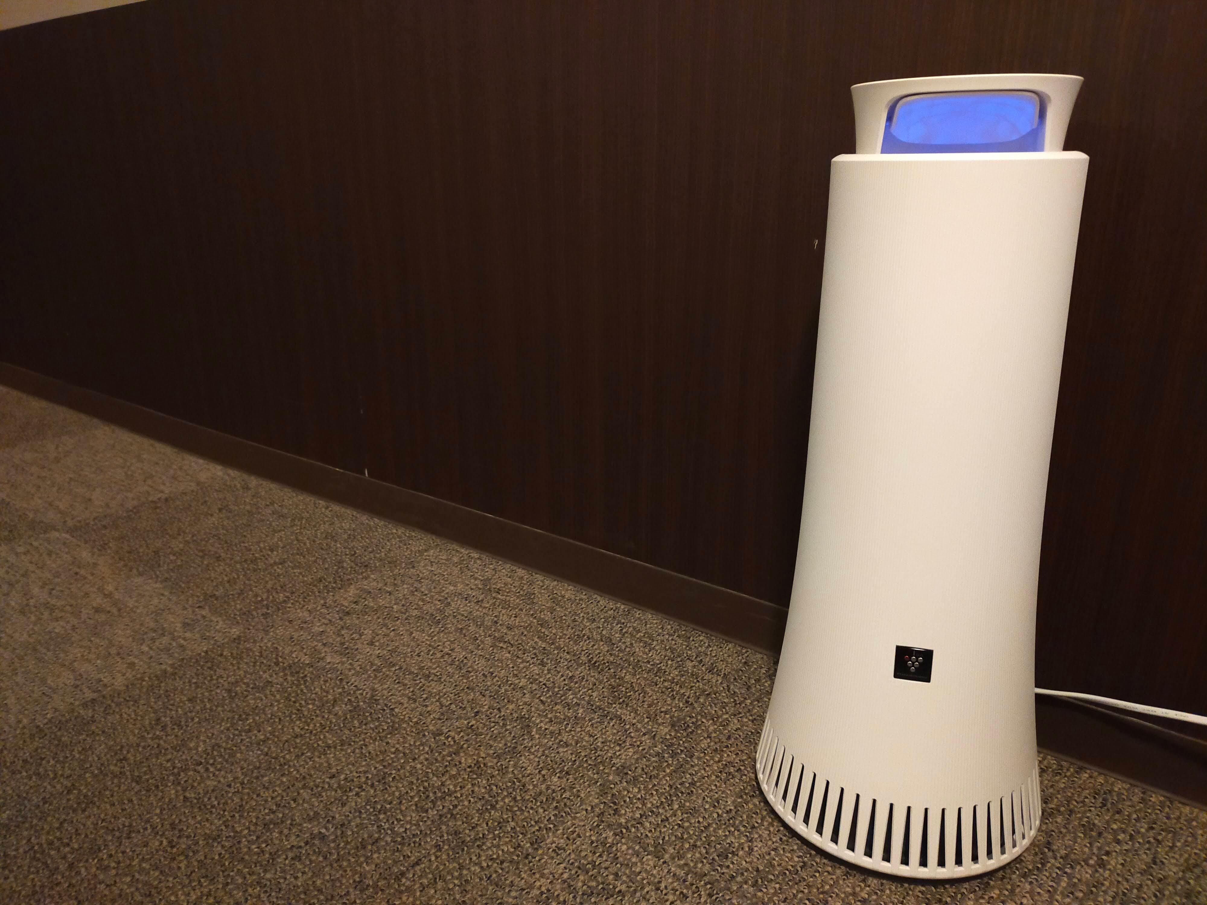 We have installed Plasmacluster disinfectant deodorizers in all guest rooms.