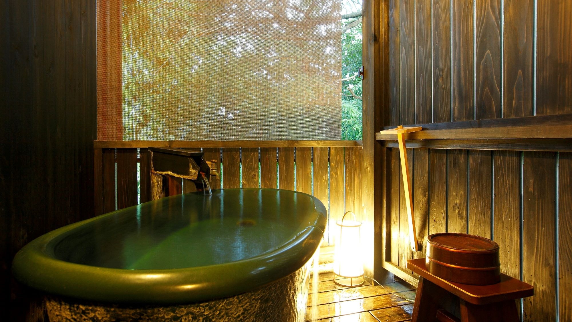 [Lampiran Takebue] Kamar tamu paling populer di Kiranosato dengan pemandian air panas terbuka