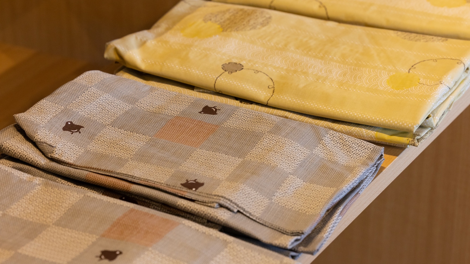 [Amenity Bar] เรามีชุดยูกาตะให้เลือกหลายขนาด ตั้งแต่ 150 ถึง 200 ซม.