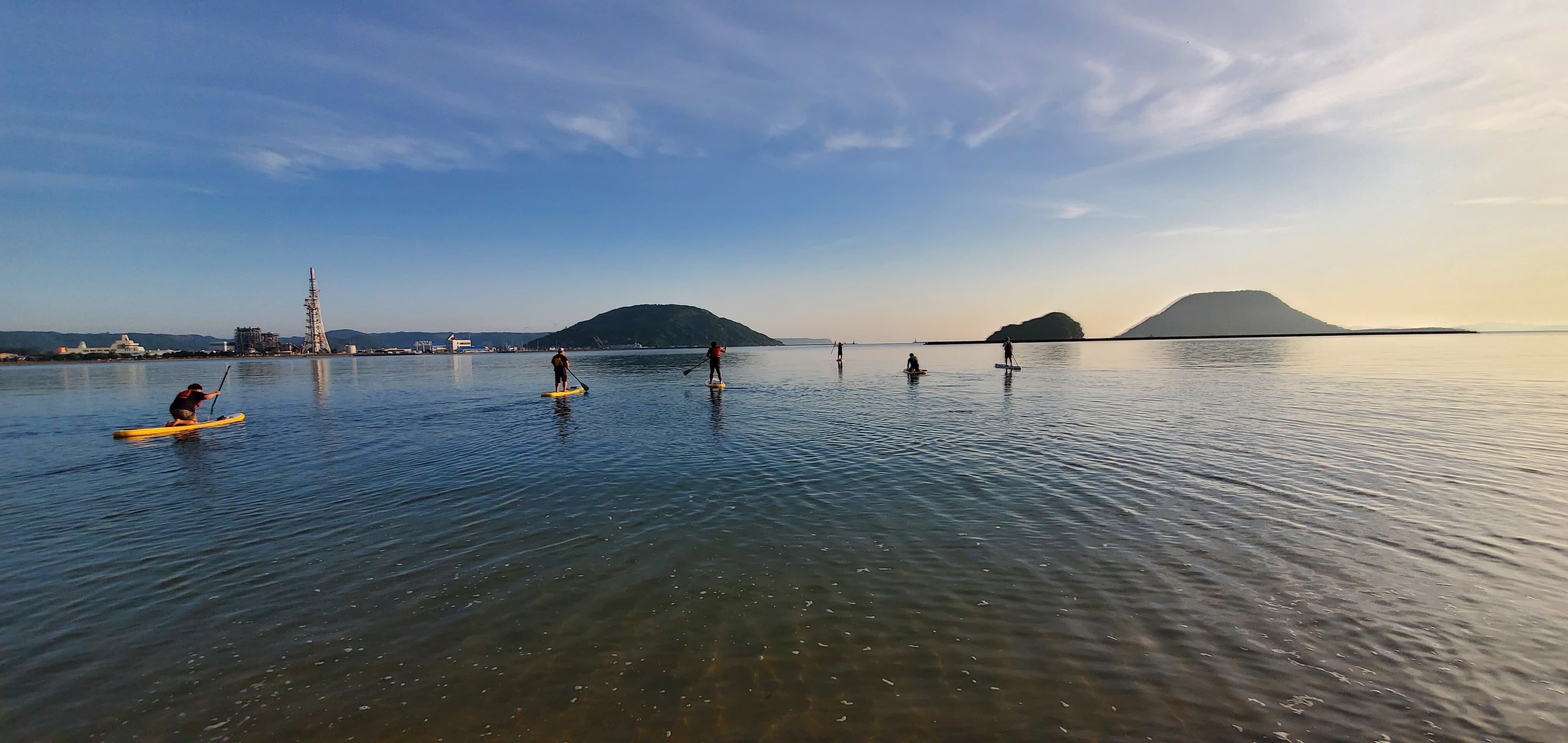 กิจกรรมยามเช้า ประสบการณ์ SUP