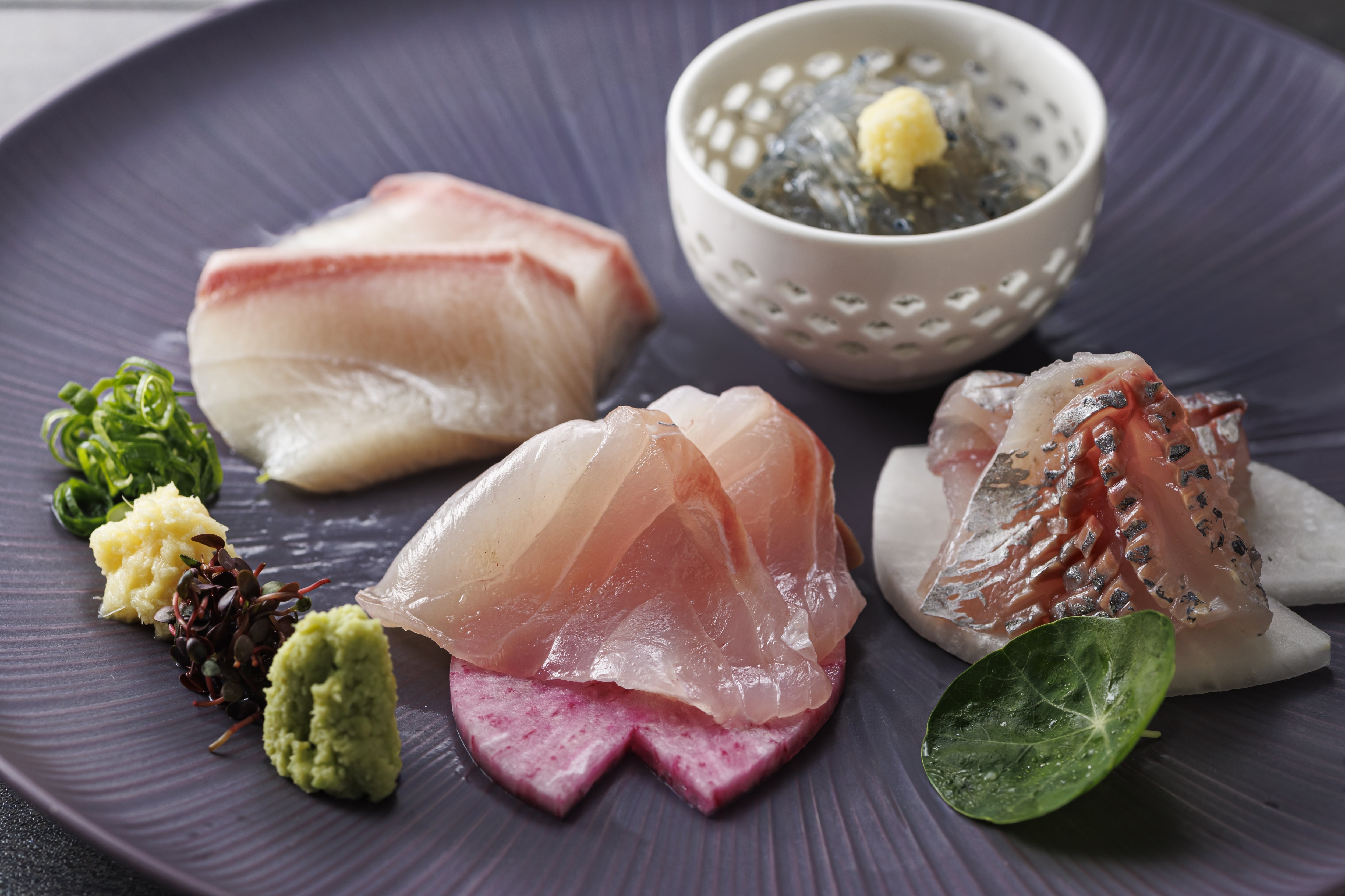 MEGUMI Course Winter Menu December 1st - February 28th Sashimi
