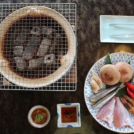 Echizen charcoal grilled cuisine