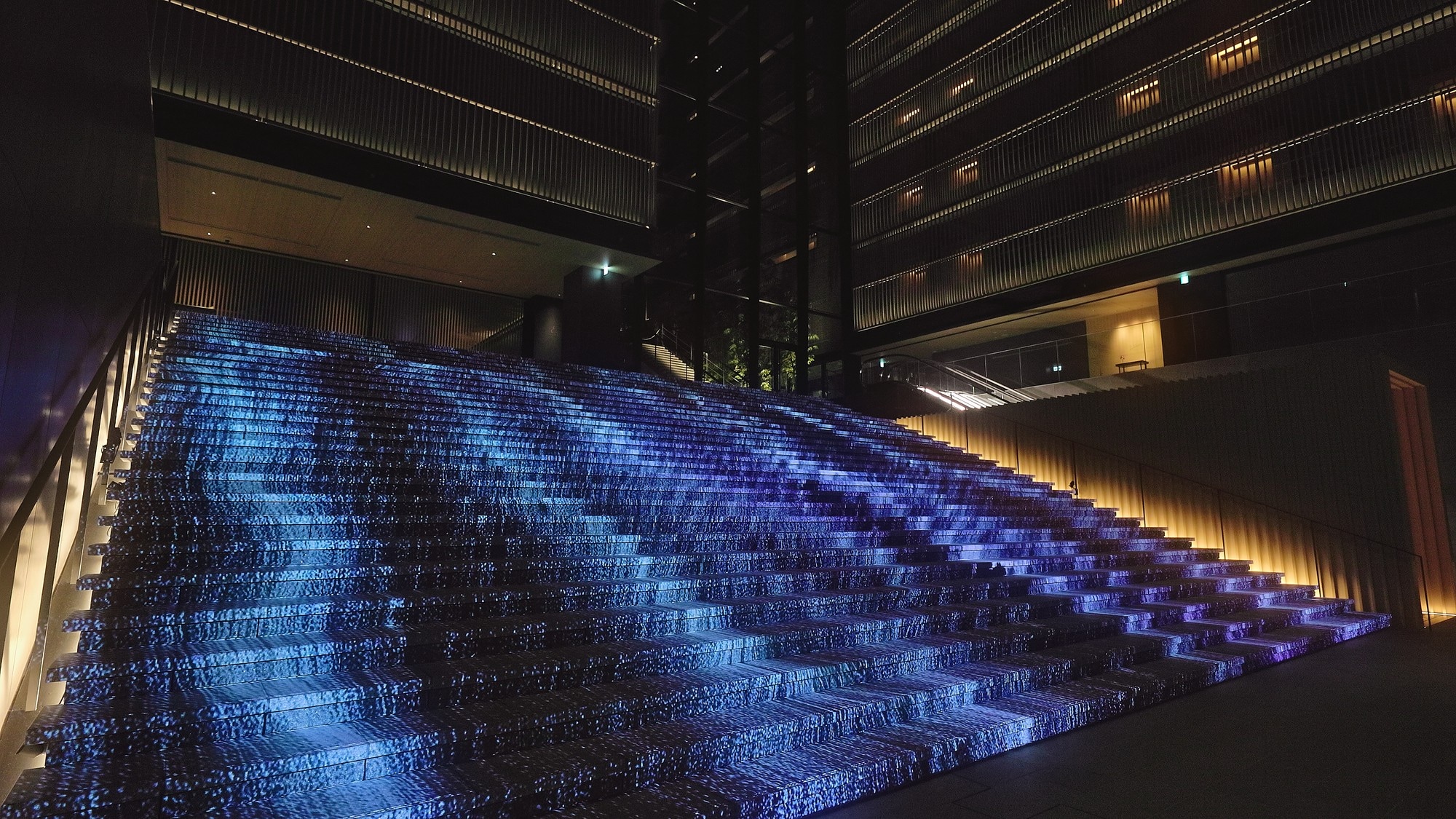 Lobby Grand Staircase Projection Mapping Image