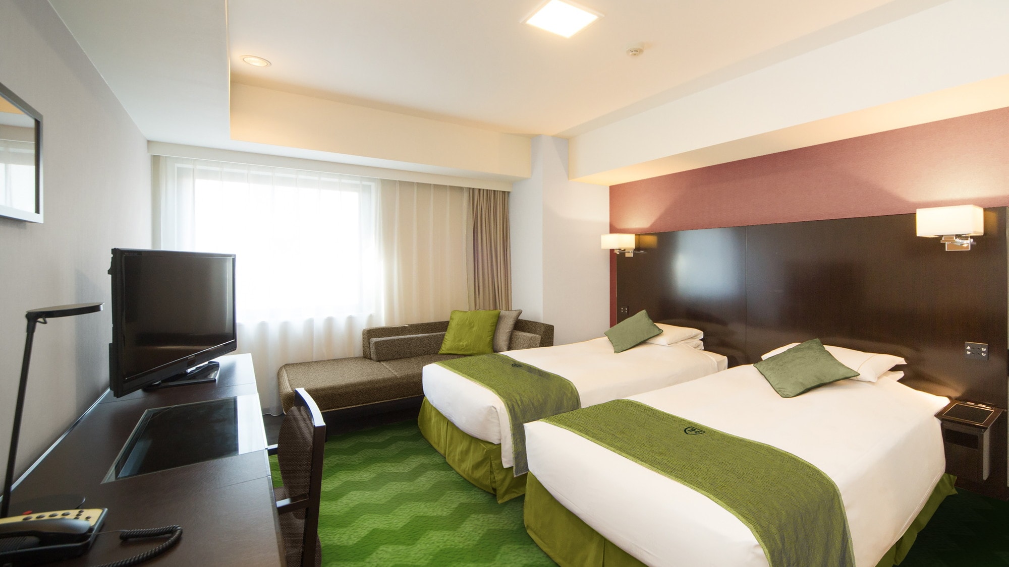 翻新豪華雙床房 28.3㎡ 客房圖片