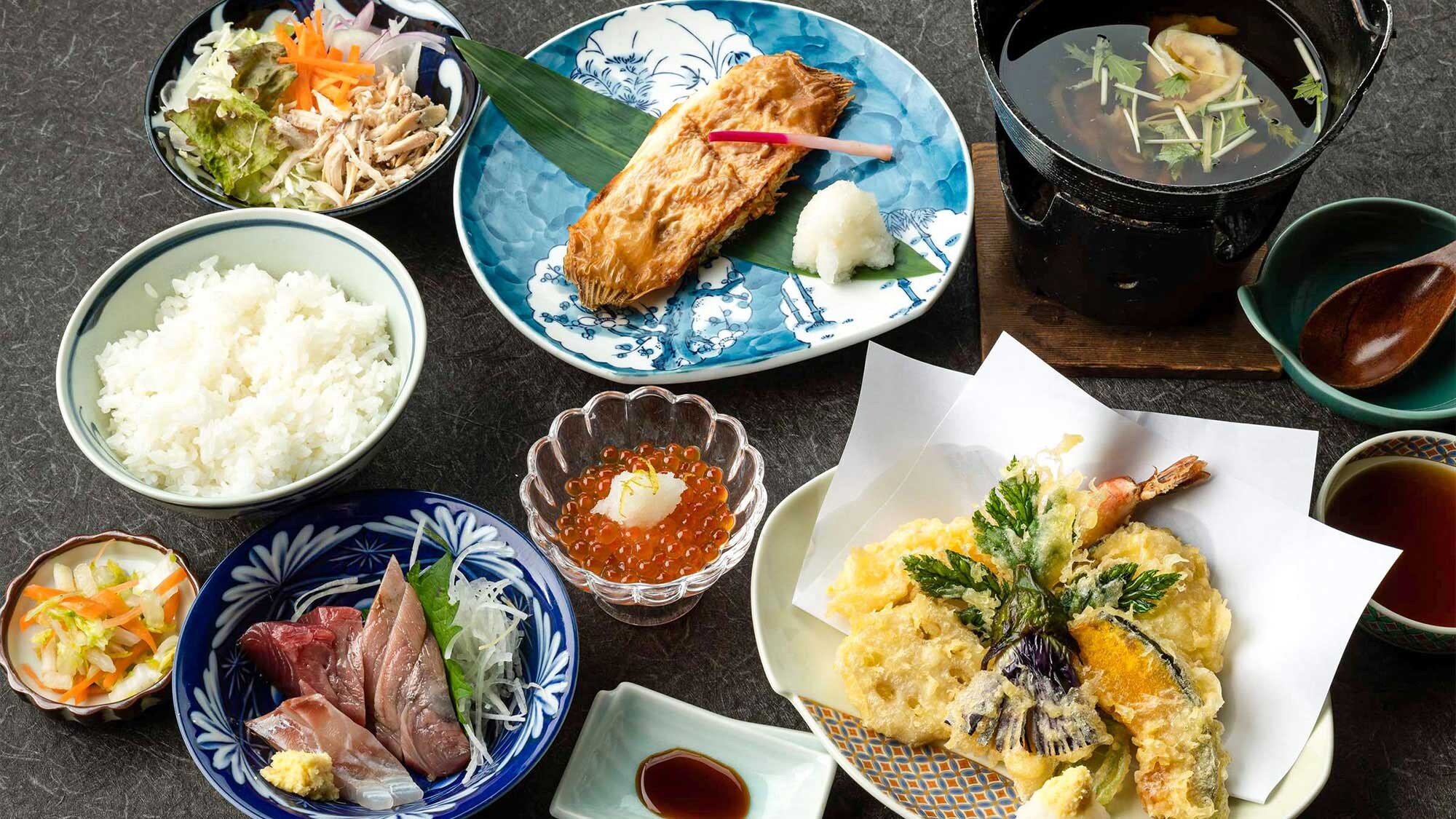 ・[Example of business course] A 7-item course including sashimi, grilled dishes, and fried dishes