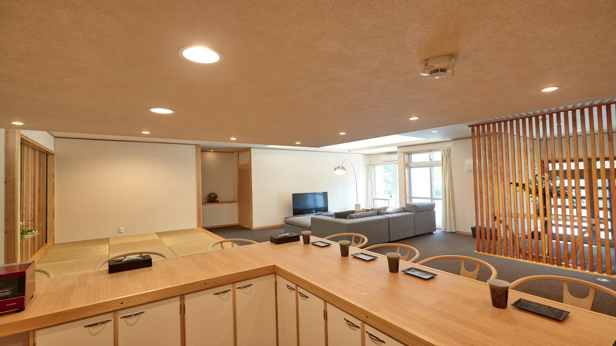 View from inside the kitchen