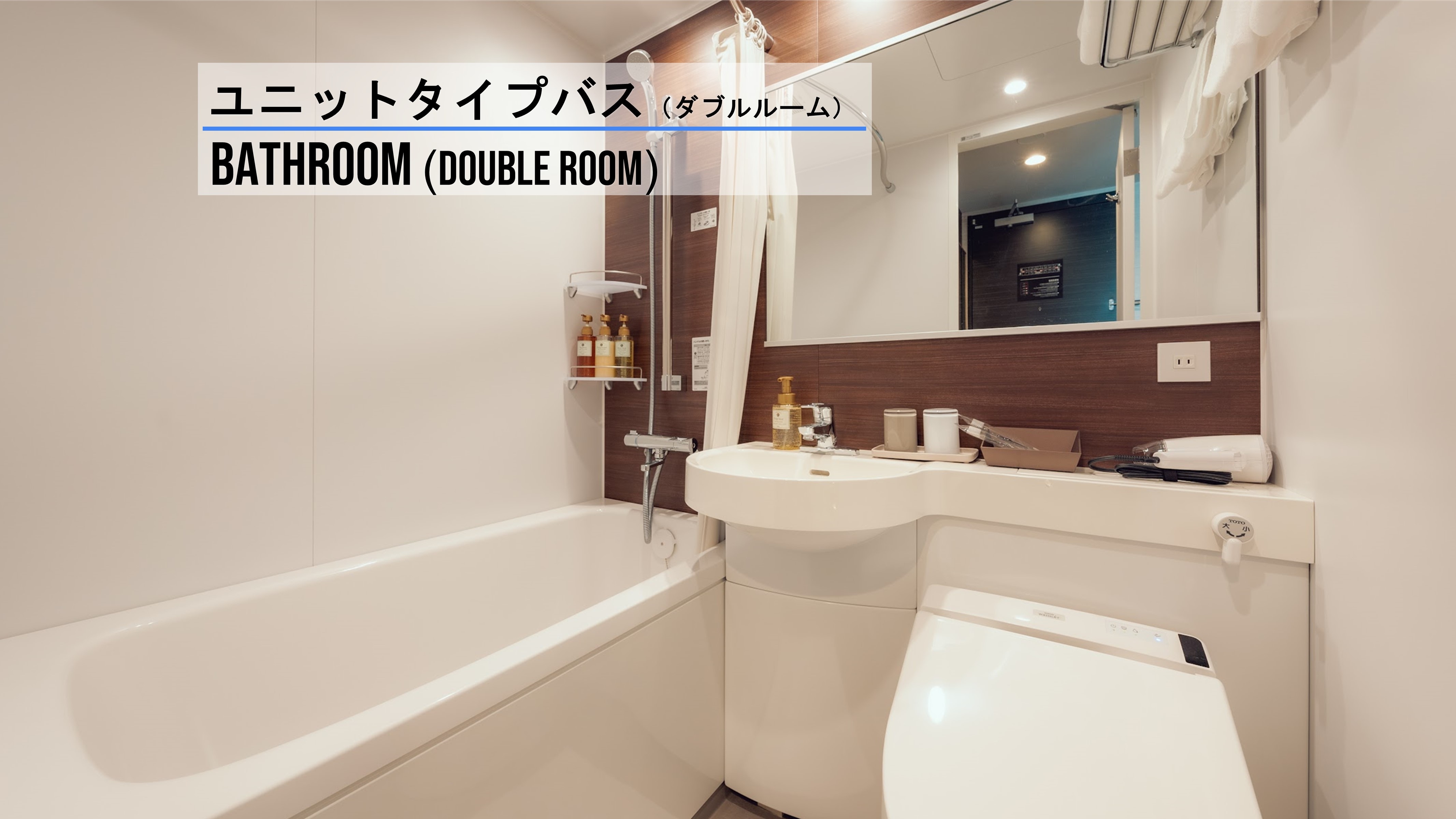 Unit bath type (double room)