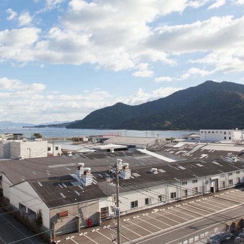 View from the main building