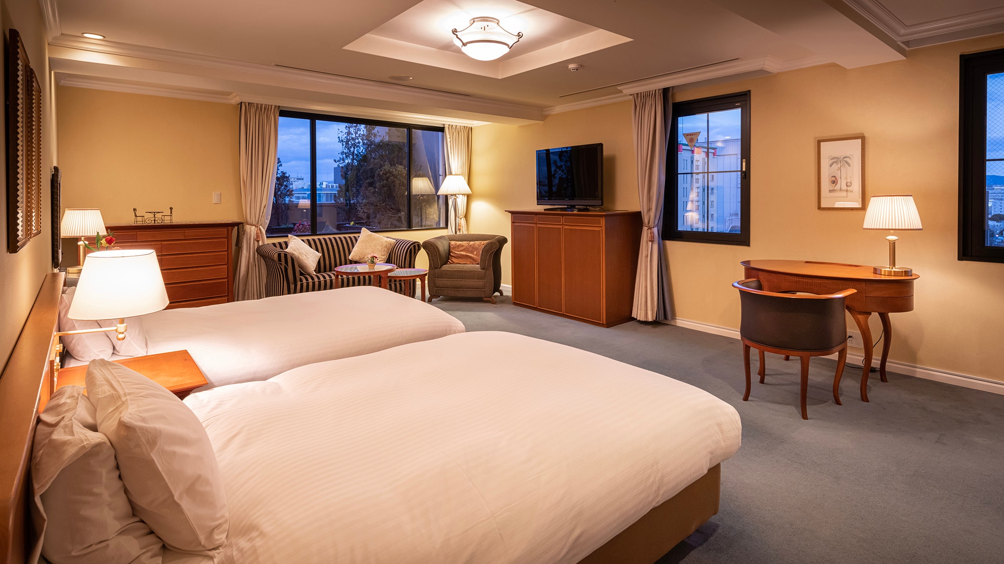■ Non-smoking deluxe twin ■ The spacious room is also recommended for families