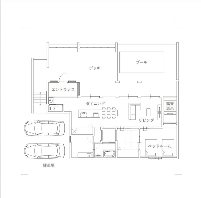 Floor plan of Building B