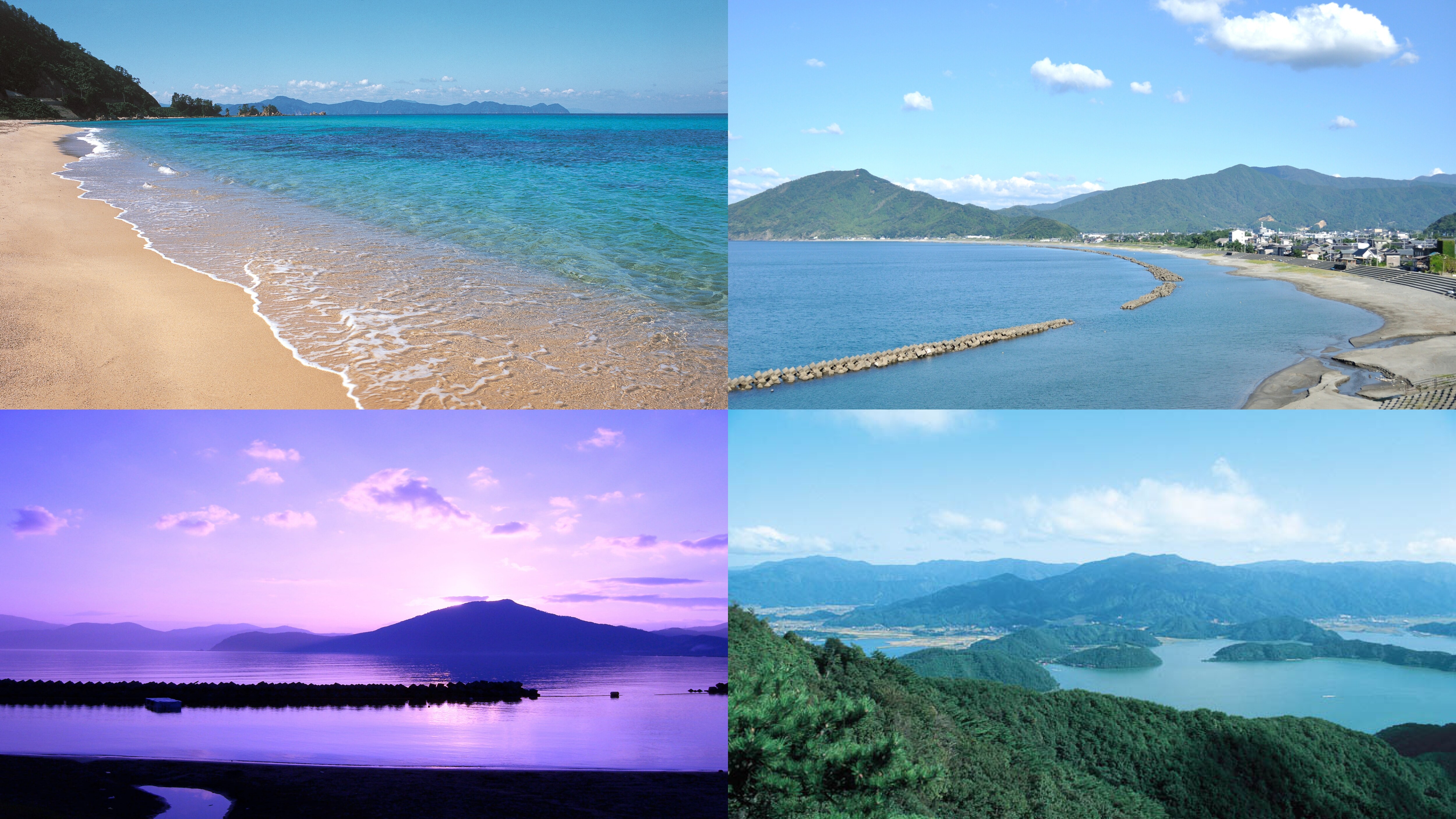Beautiful scenery of Mihama