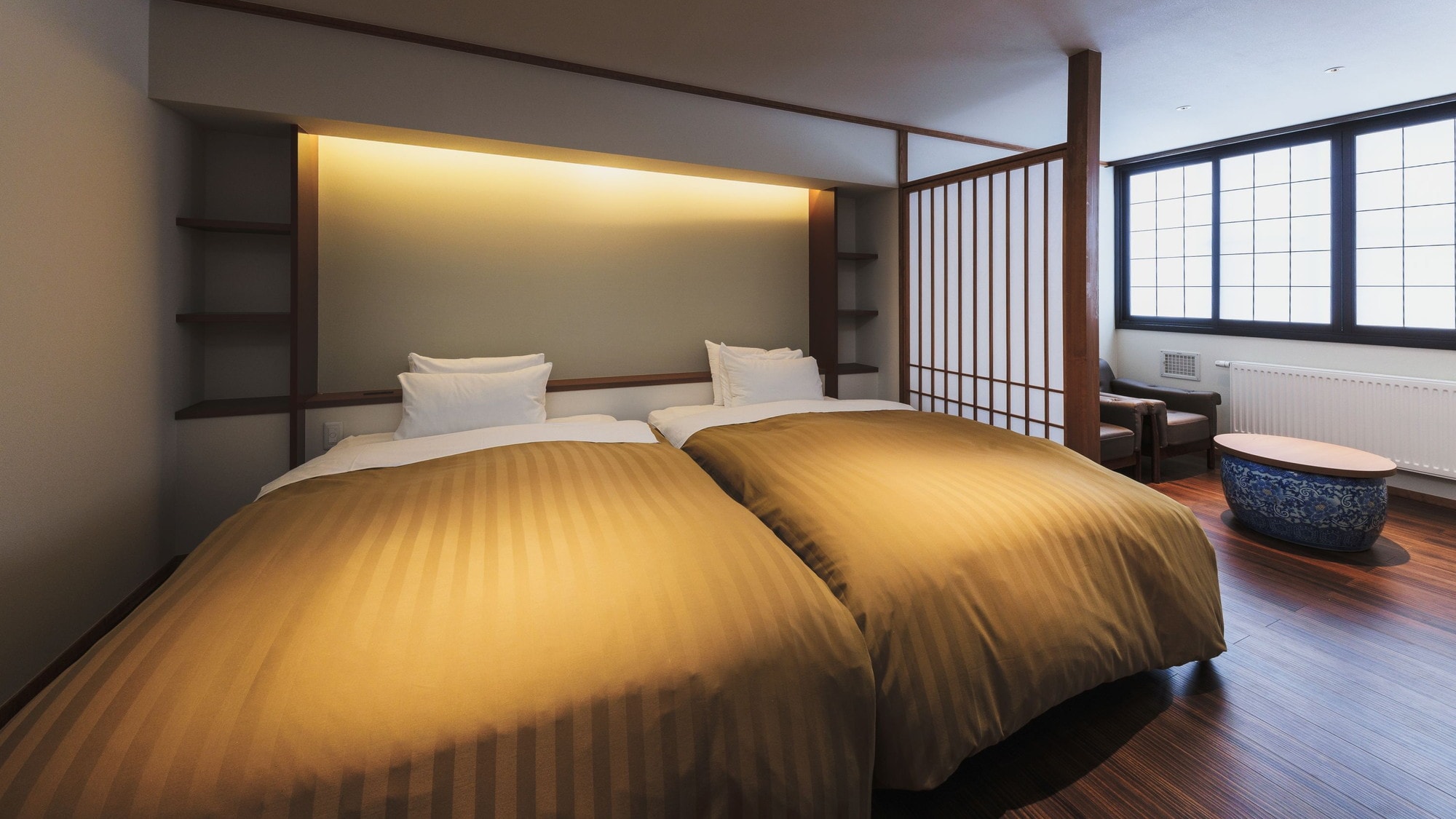 [Corner Japanese Suite] Japanese room 10 tatami + bedroom 50 m2