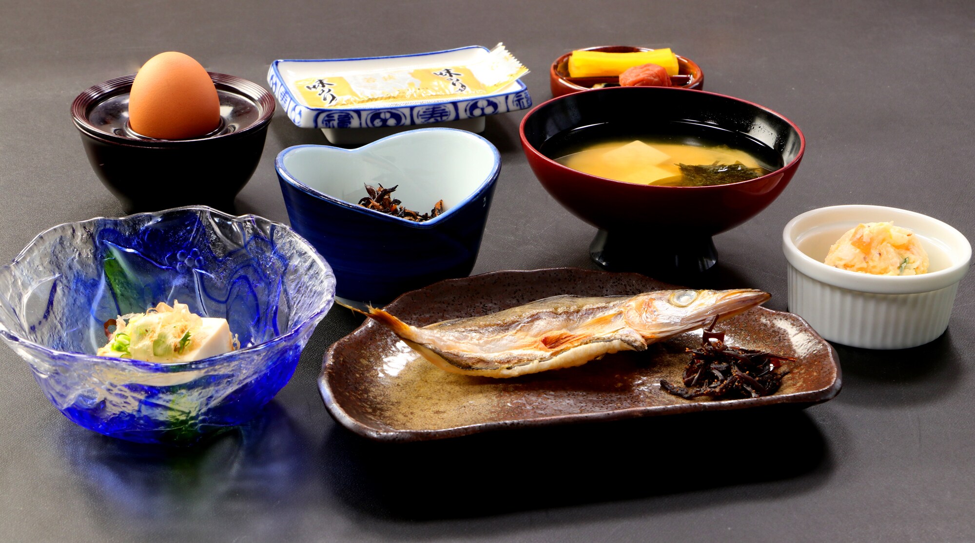 [Breakfast] Homemade dried fish and side dishes