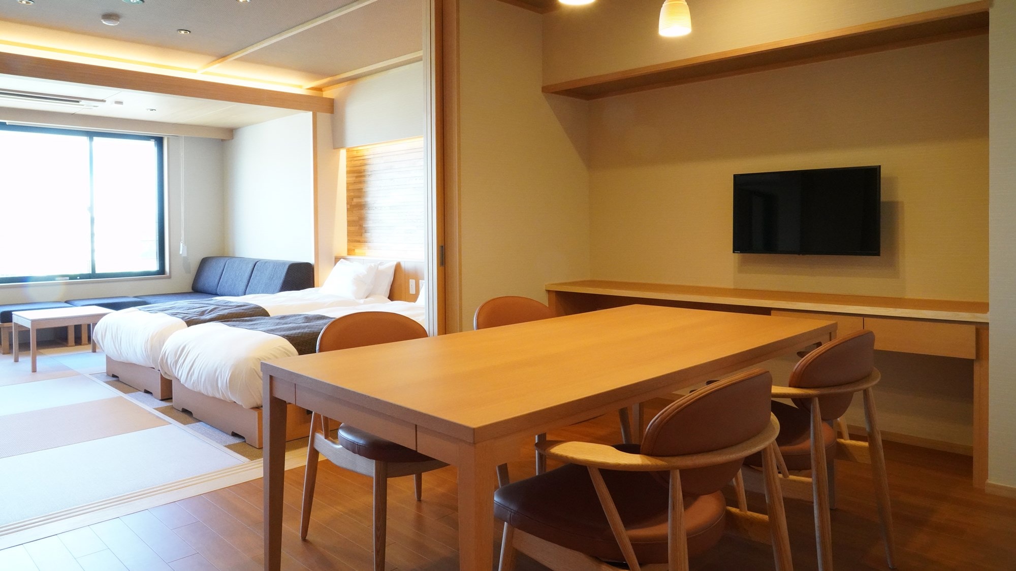 Special room with semi-open-air hot spring bath "Hoshiakari" Wheelchair accessible Pets not allowed