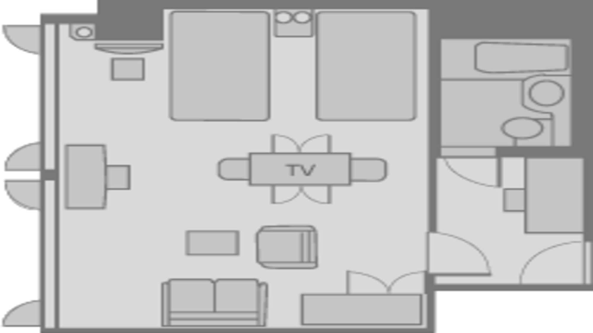 Deluxe twin drawing