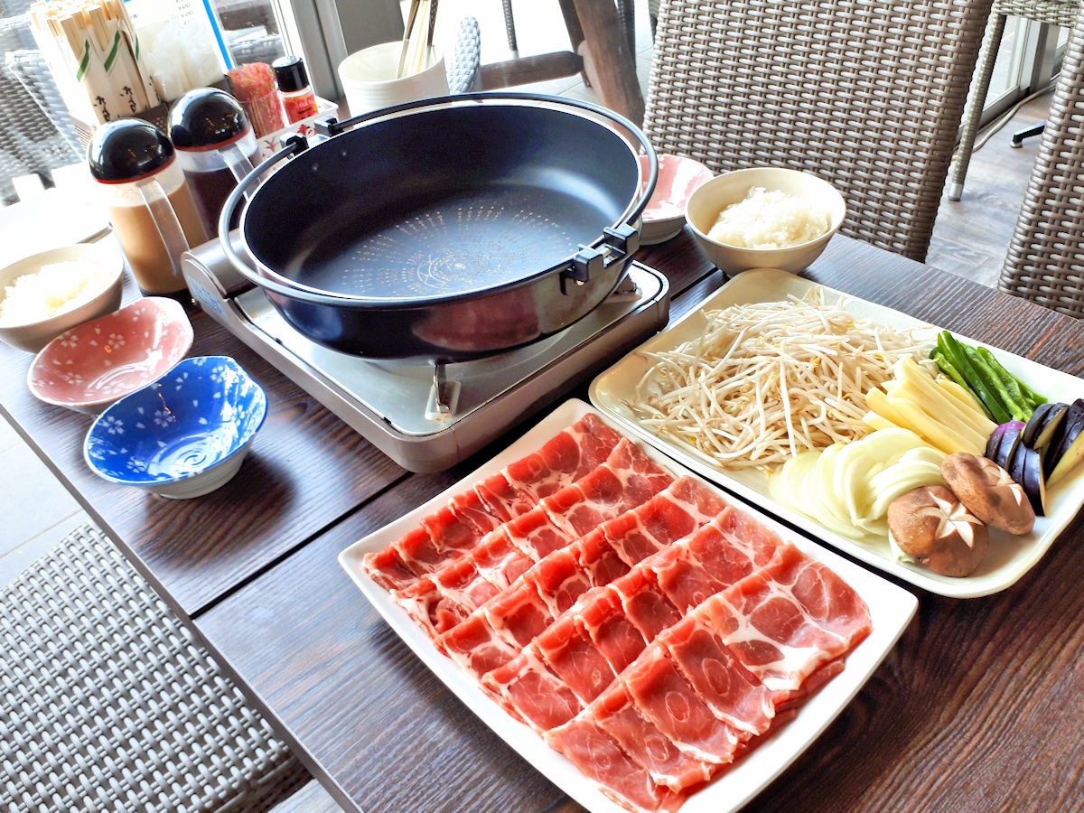 ★ 僅限夏季★ 蔬菜捲“豬肉烤涮涮鍋”
