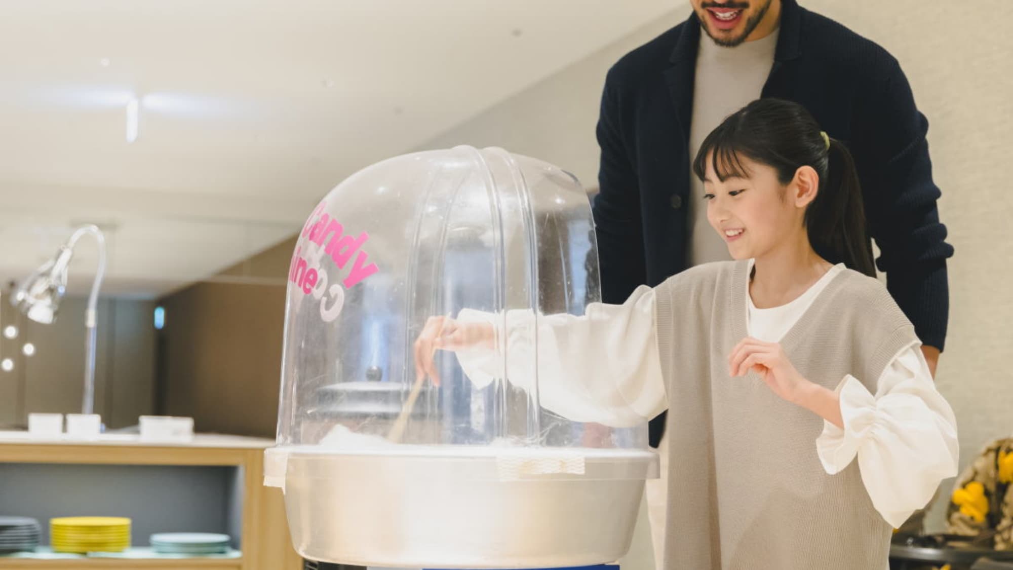 還有一個“兒童角落”，提供棉花糖、軟冰淇淋和孩子們最喜歡的菜餚。 ※圖像