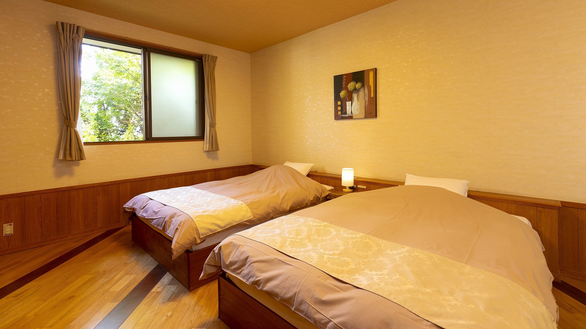 [2-room Japanese-Western room] "Peach blossom, jade, peony"