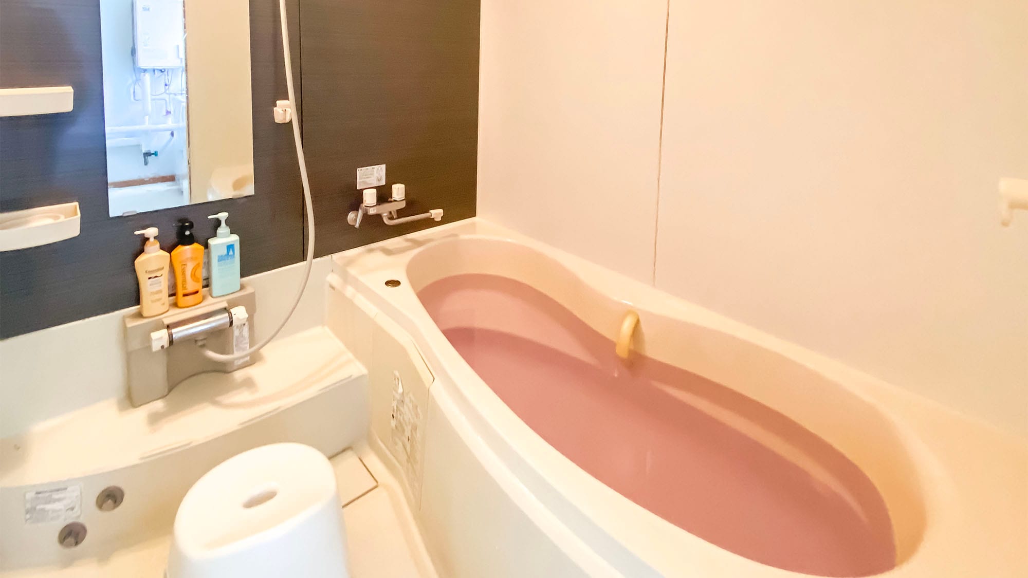 [Bathroom] Shampoo, rinse, and body soap are provided! / We can also lend you a hair dryer if you wish♪