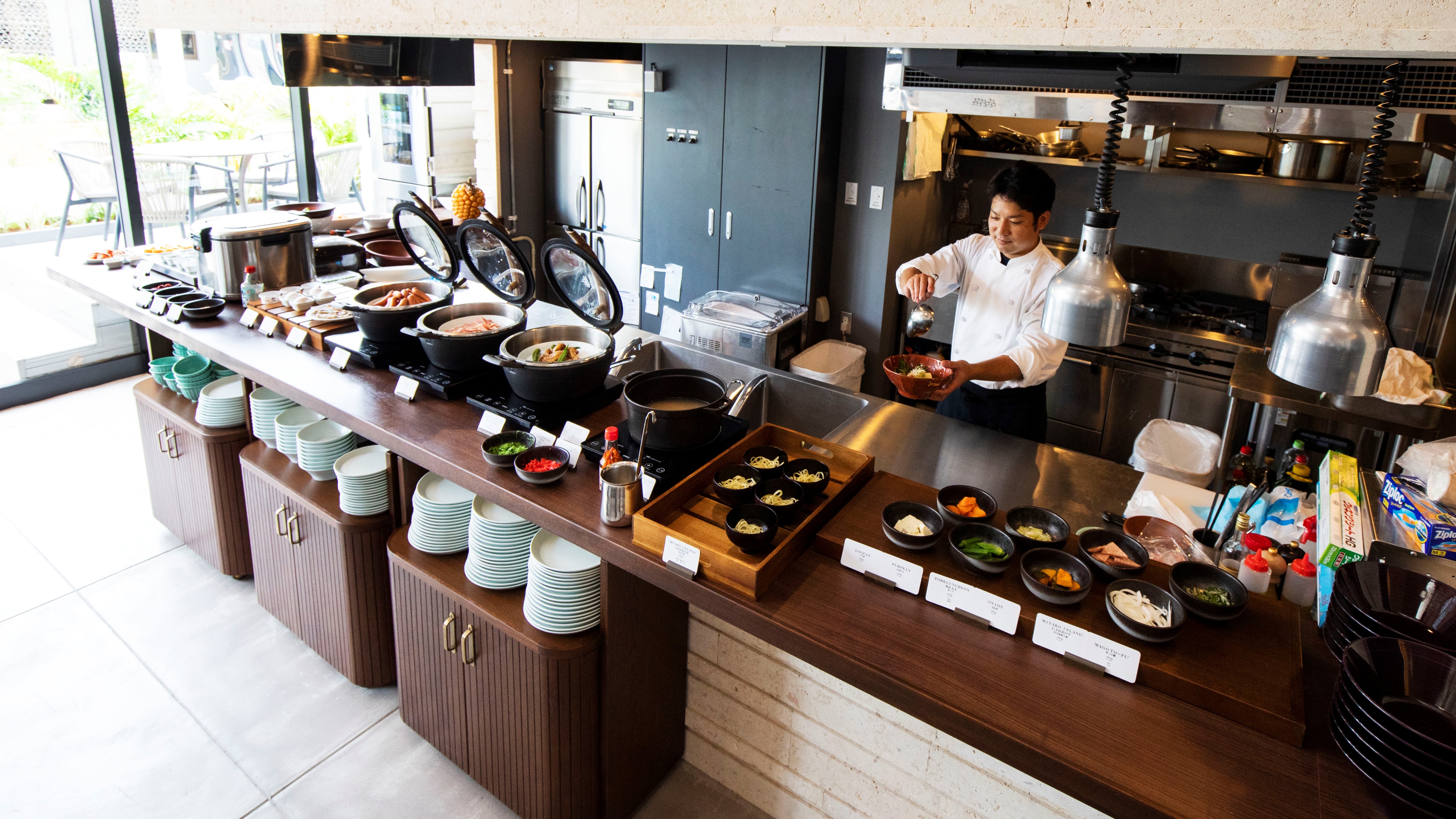 Breakfast buffet