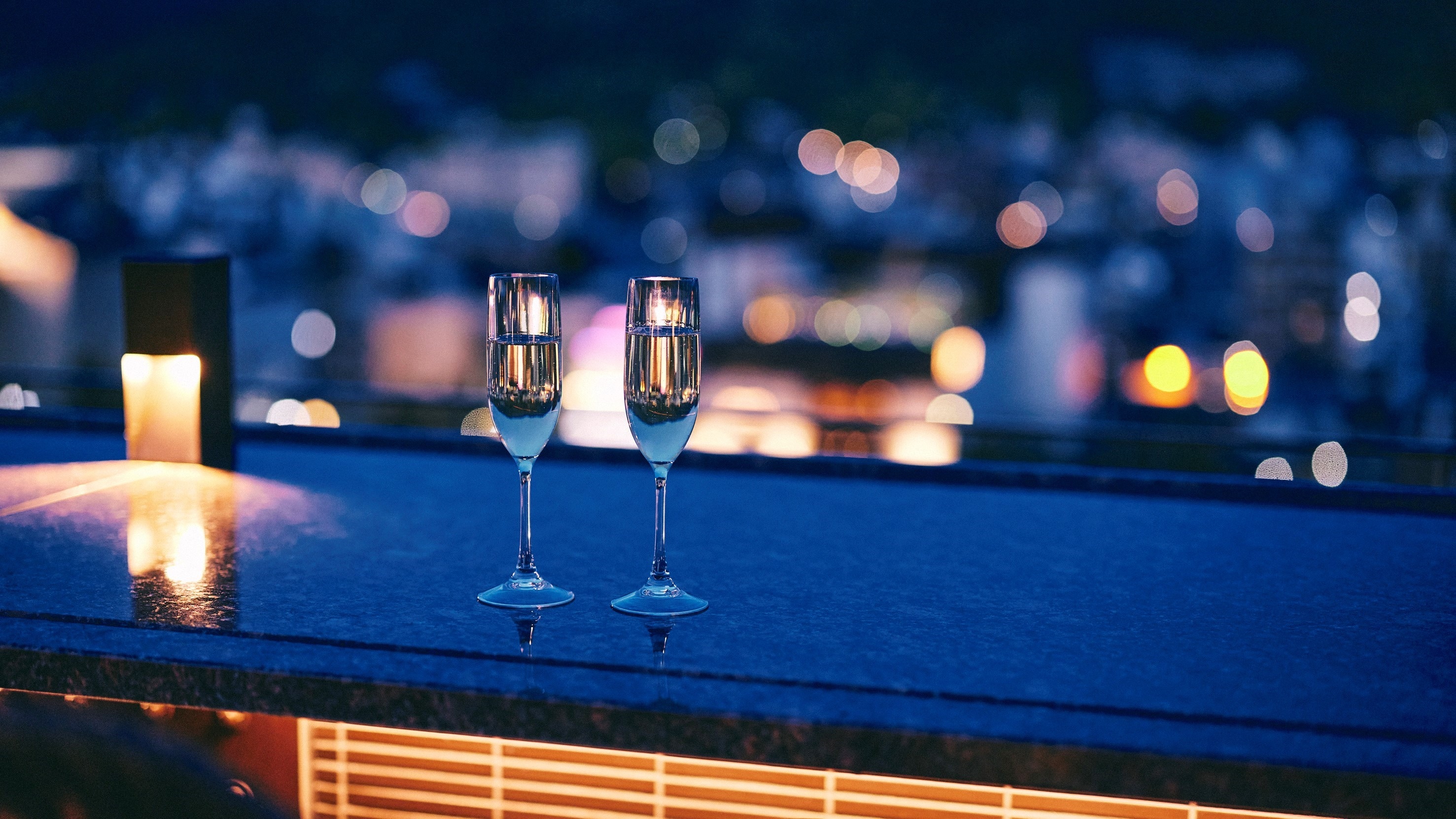 rooftop welcome drink