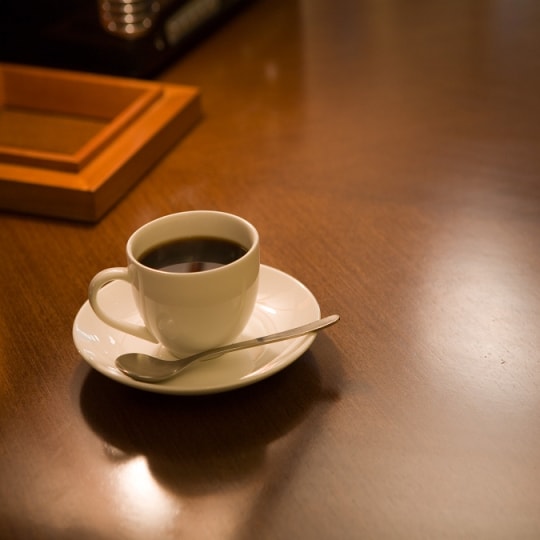 우에시마 커피 숍의 맛있는 커피로 휴식