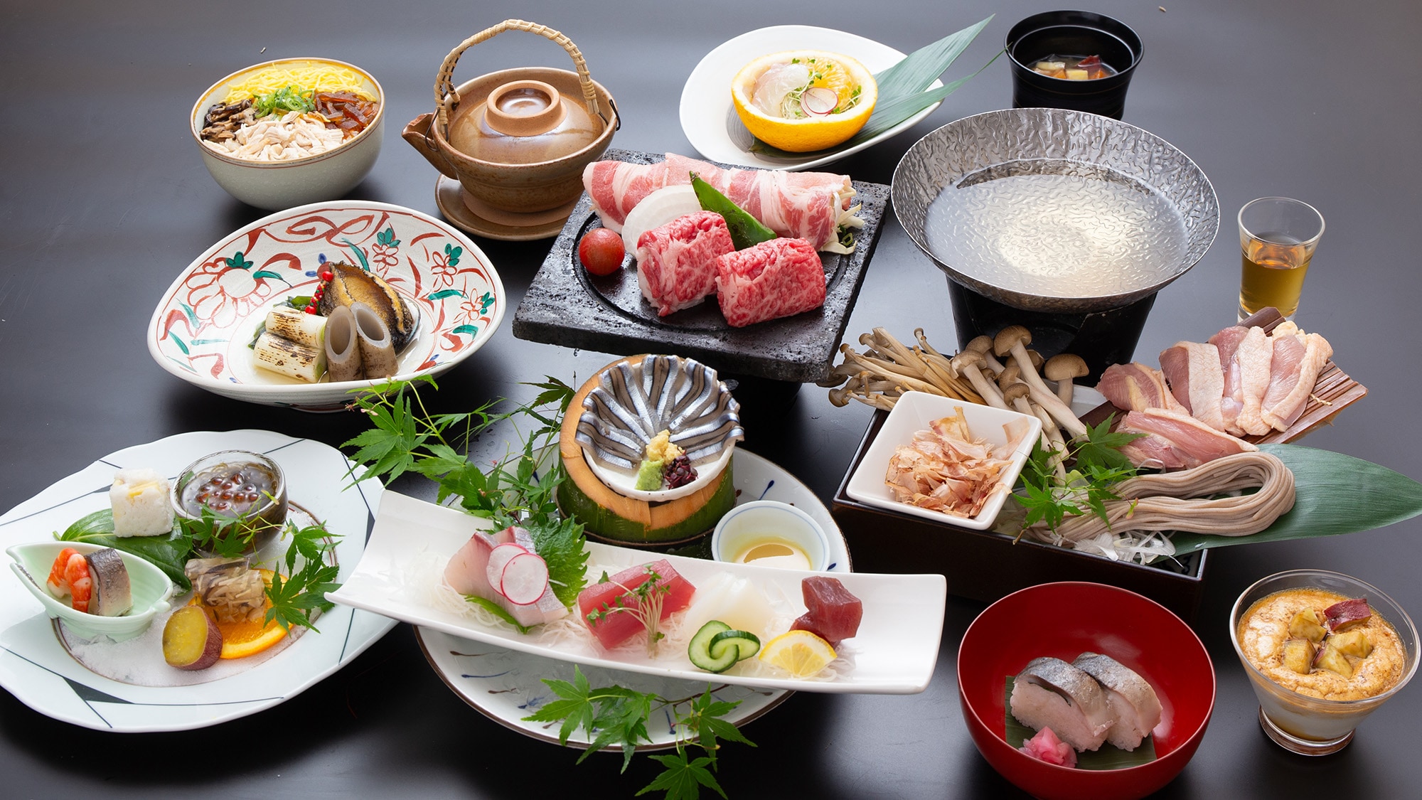 《The finest selection of Satsuma cuisine in one banquet》Satsuma Kiwami Kaiseki plan