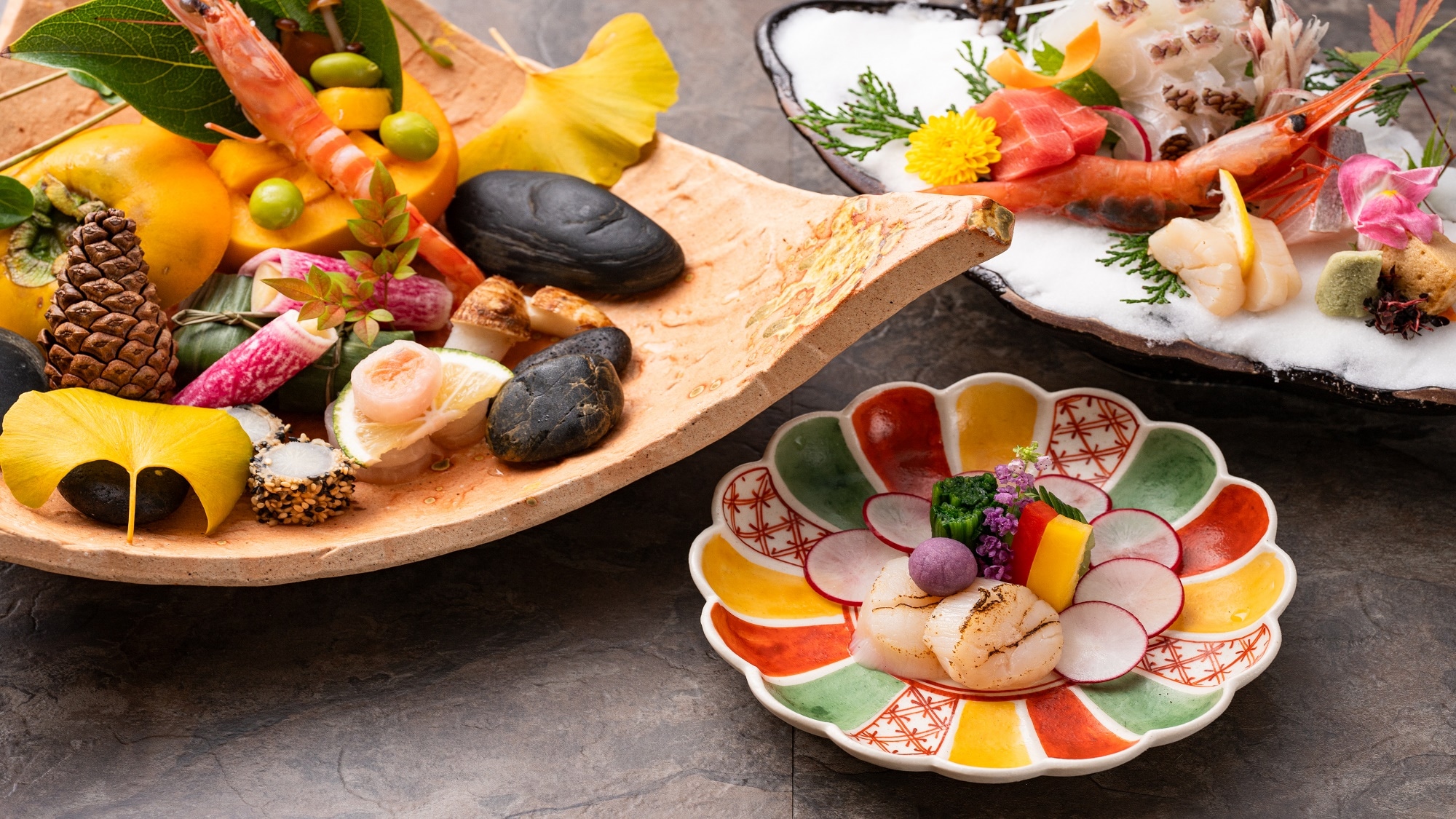 An example of seasonal banquet cuisine