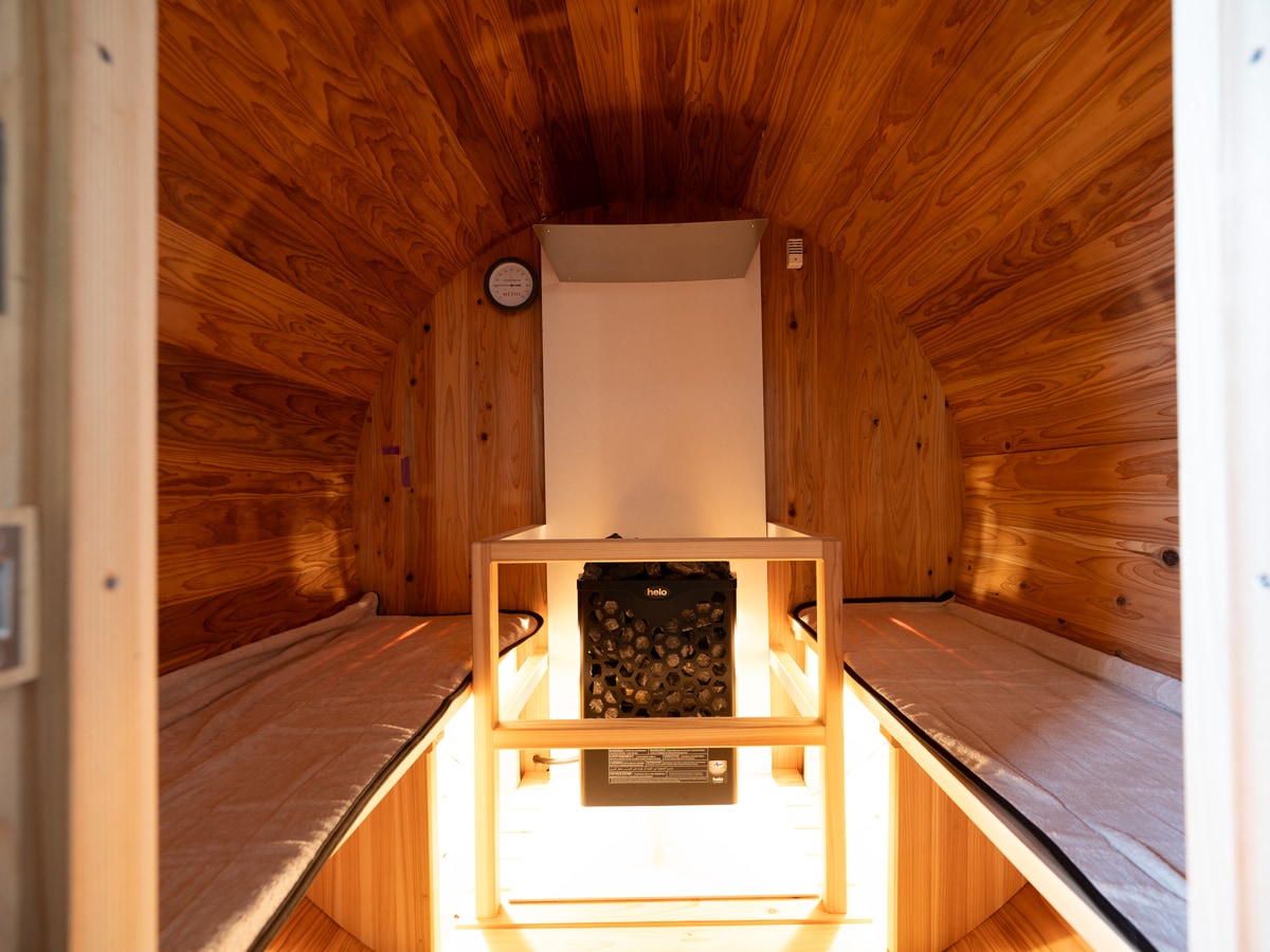 [Nhà biệt lập 2 tầng/Wara・Raku] Phòng xông hơi thùng *Ảnh chỉ mang tính chất minh họa