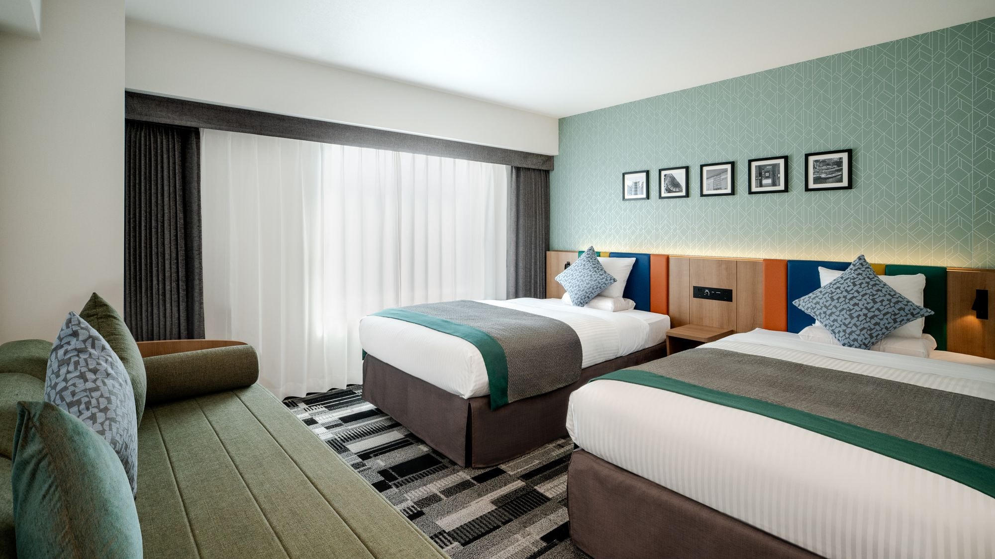 全新裝潢舒適三人房 ◇ 24平方米