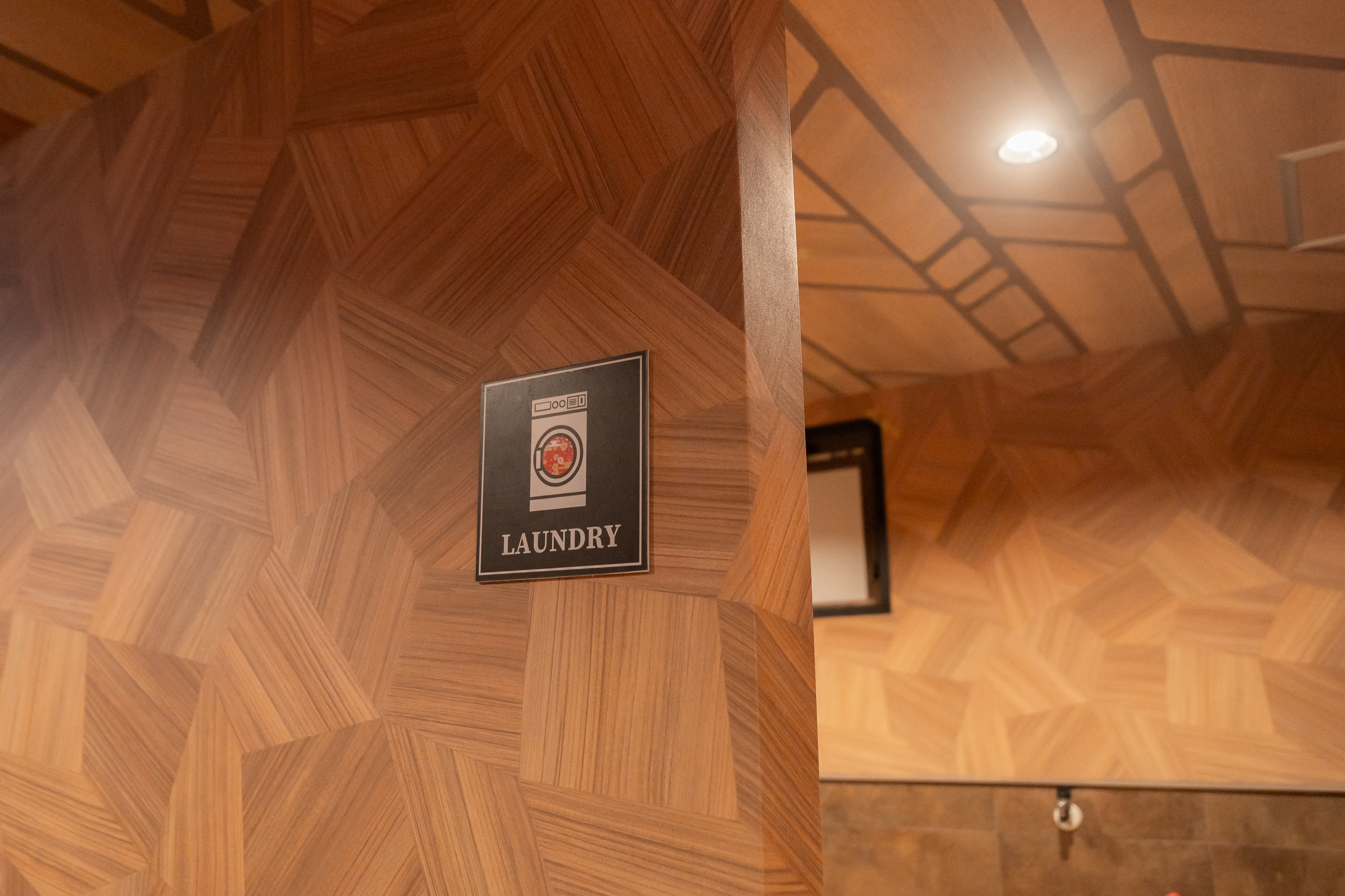 New building, shared space, laundry room