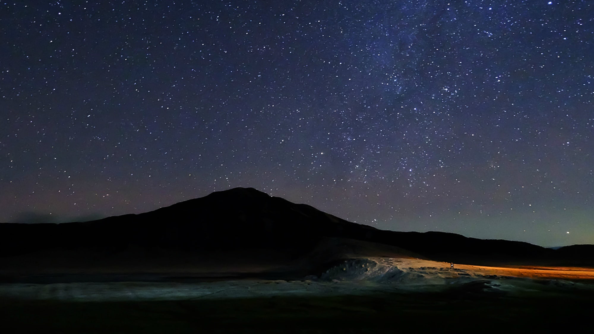 Aso at night: A perfect starry sky that you can't feel in the city, the song of nature. Would you like to be healed with the clear air?
