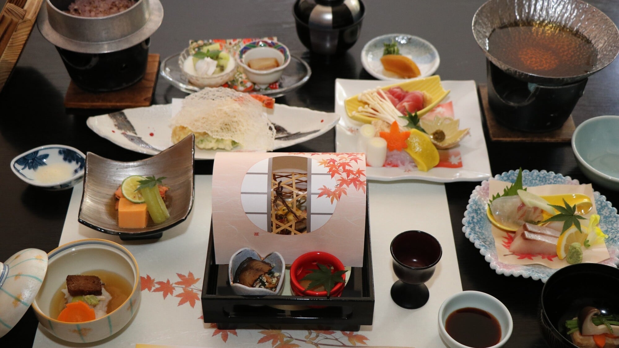 An example of a seasonal Japanese banquet for 2024