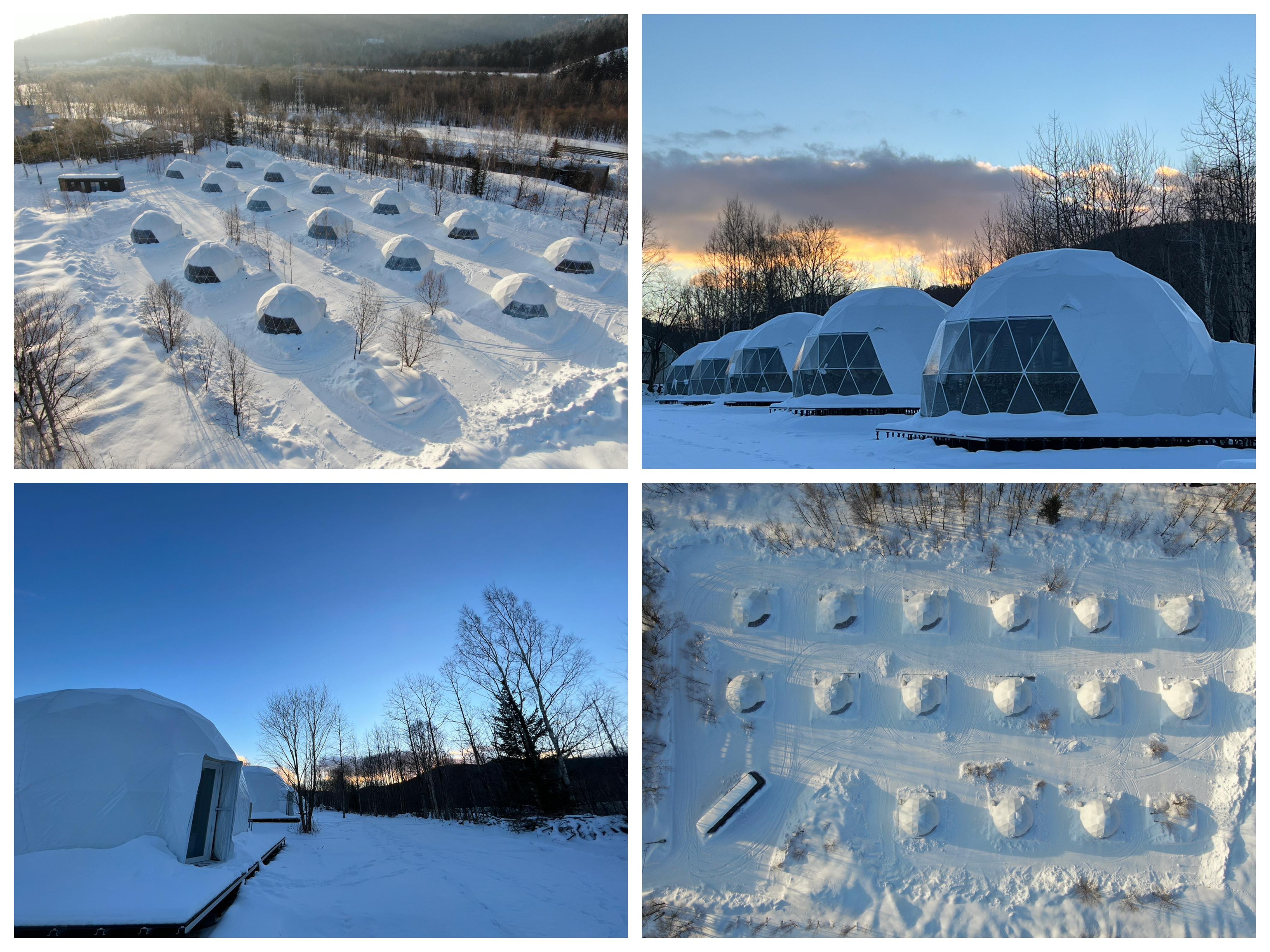 Tent exterior (winter)