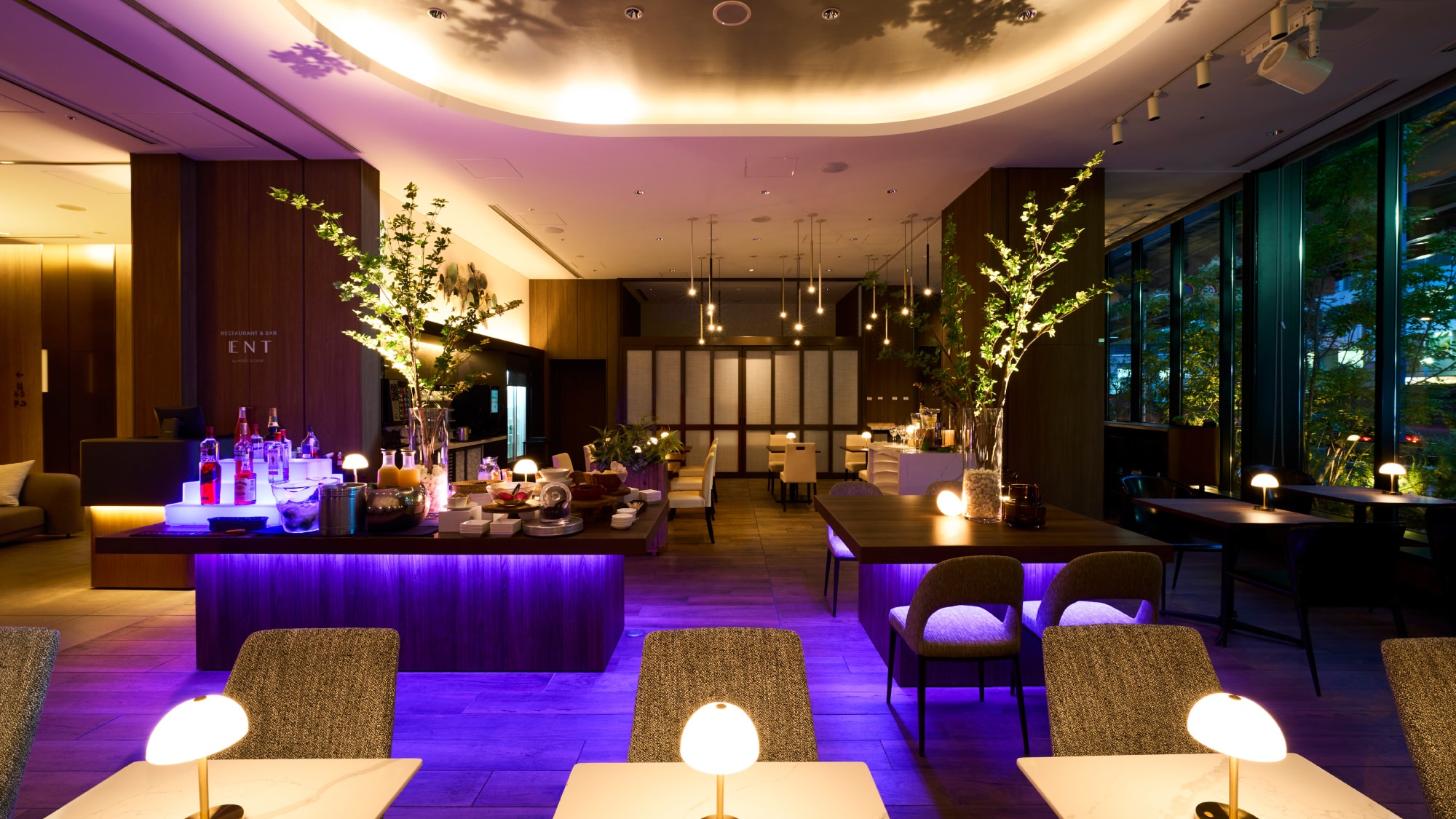 高級休息室（夜間）